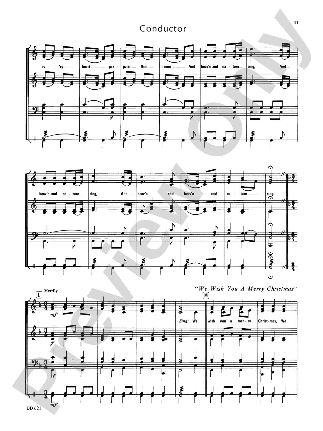 Christmas Sing-a-Long (for Band with Audience Participation): Concert Band Conductor Score & Parts