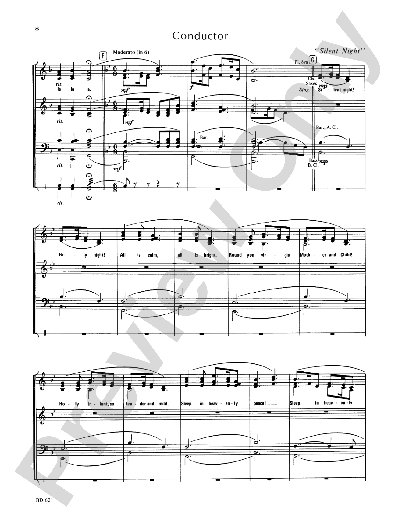 Christmas Sing-a-Long (for Band with Audience Participation): Concert Band Conductor Score & Parts