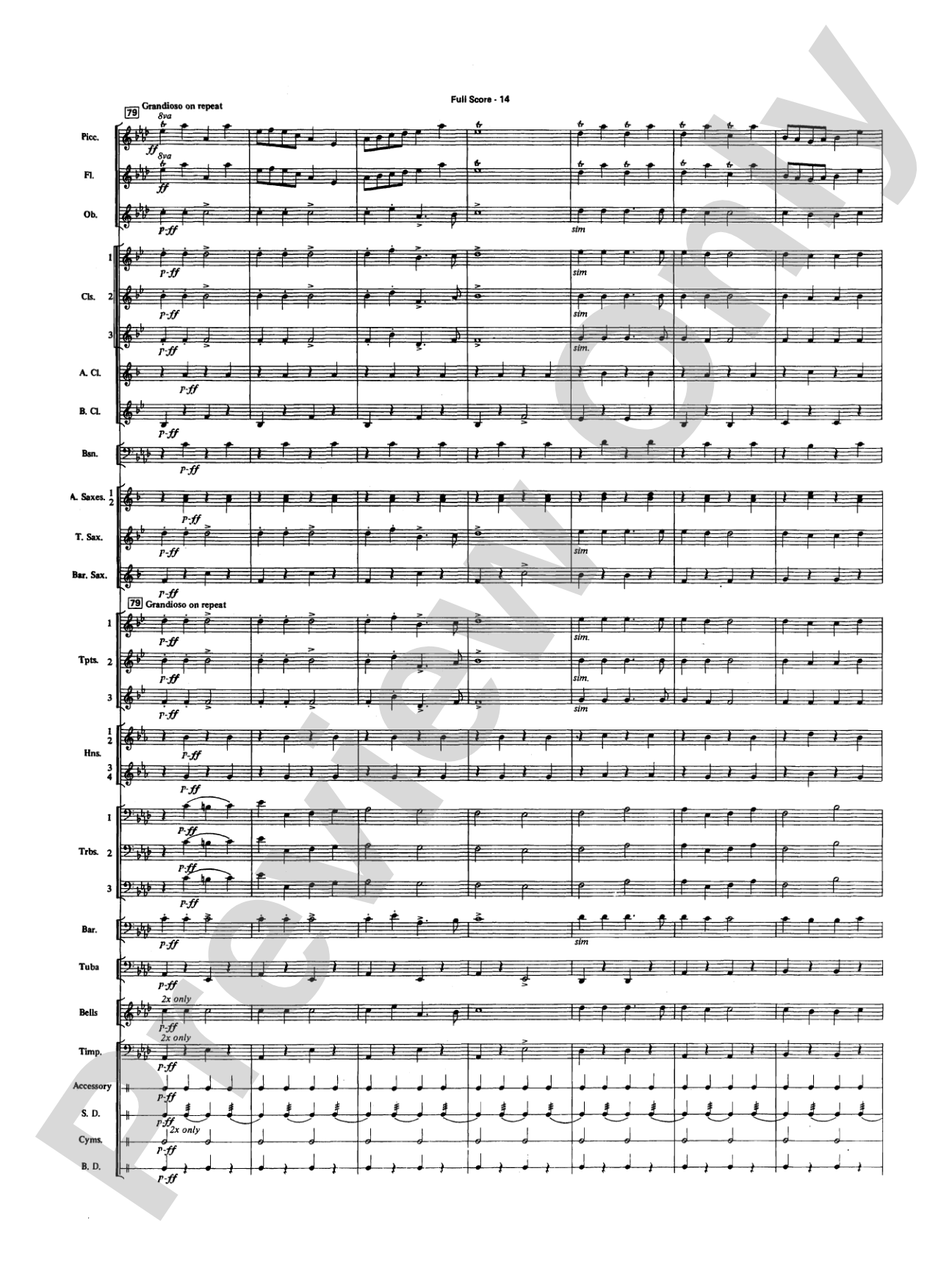 Jingle Bells Forever (Concert March): Concert Band Conductor Score & Parts