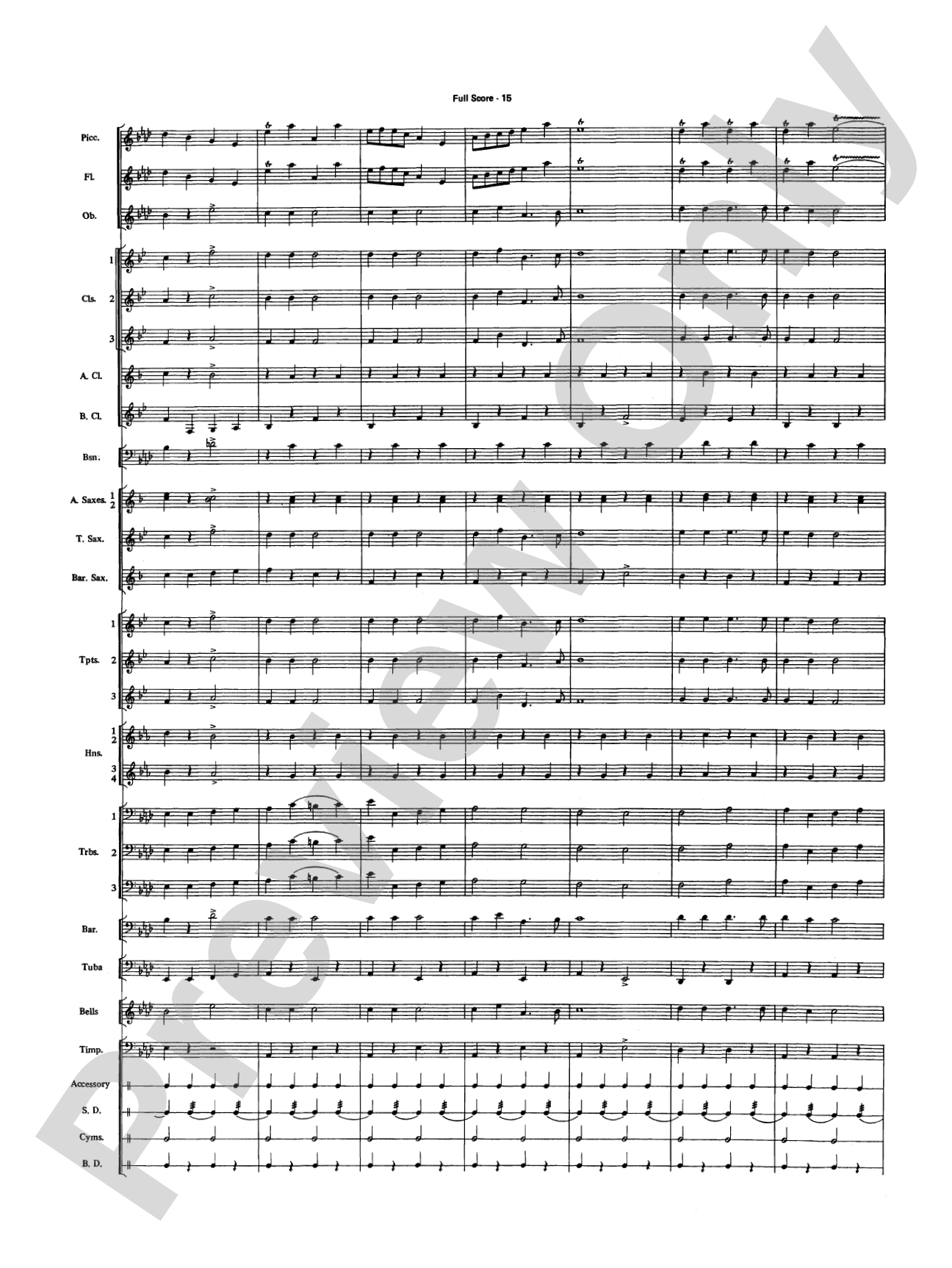 Jingle Bells Forever (Concert March): Concert Band Conductor Score & Parts