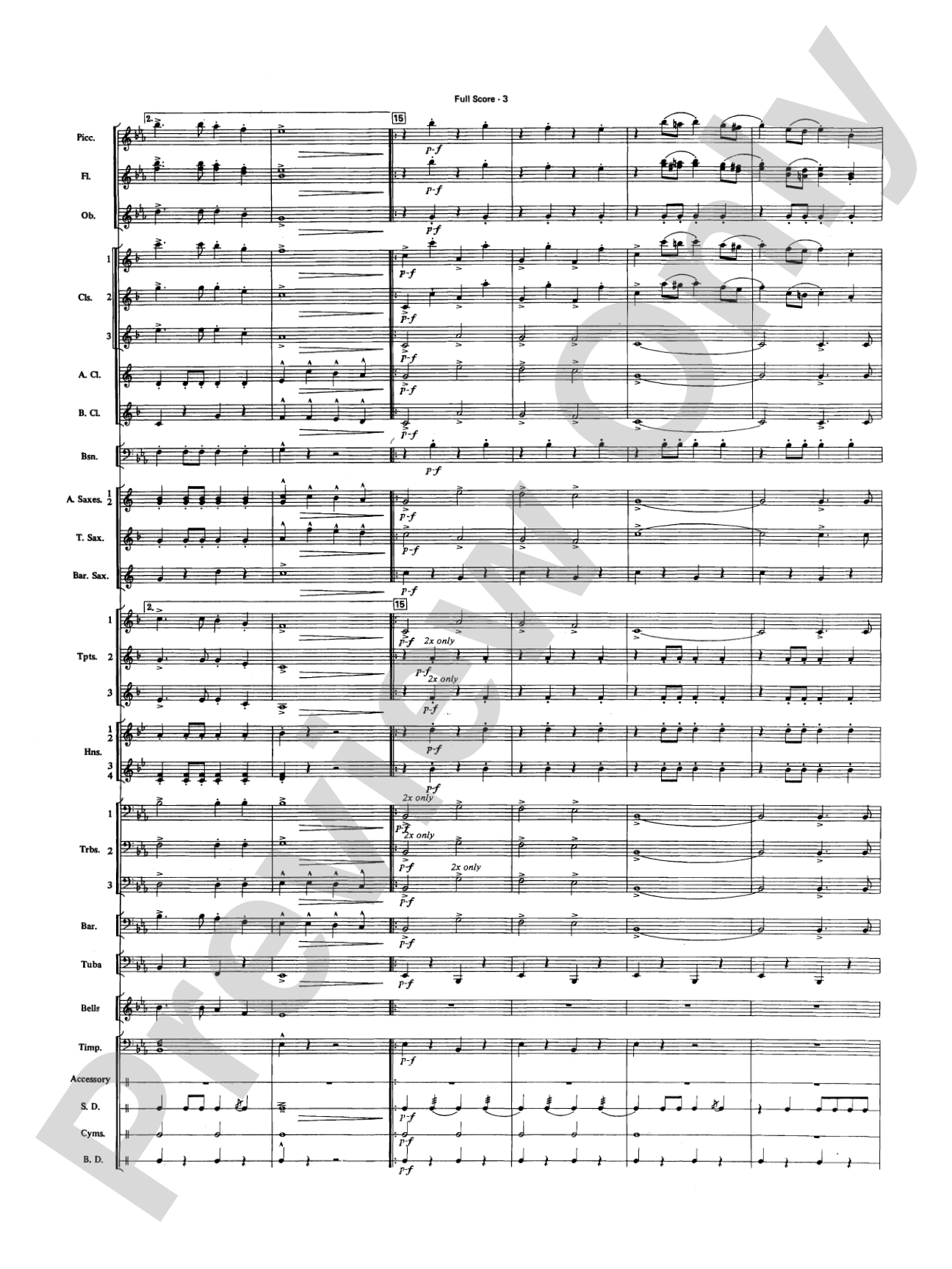 Jingle Bells Forever (Concert March): Concert Band Conductor Score & Parts