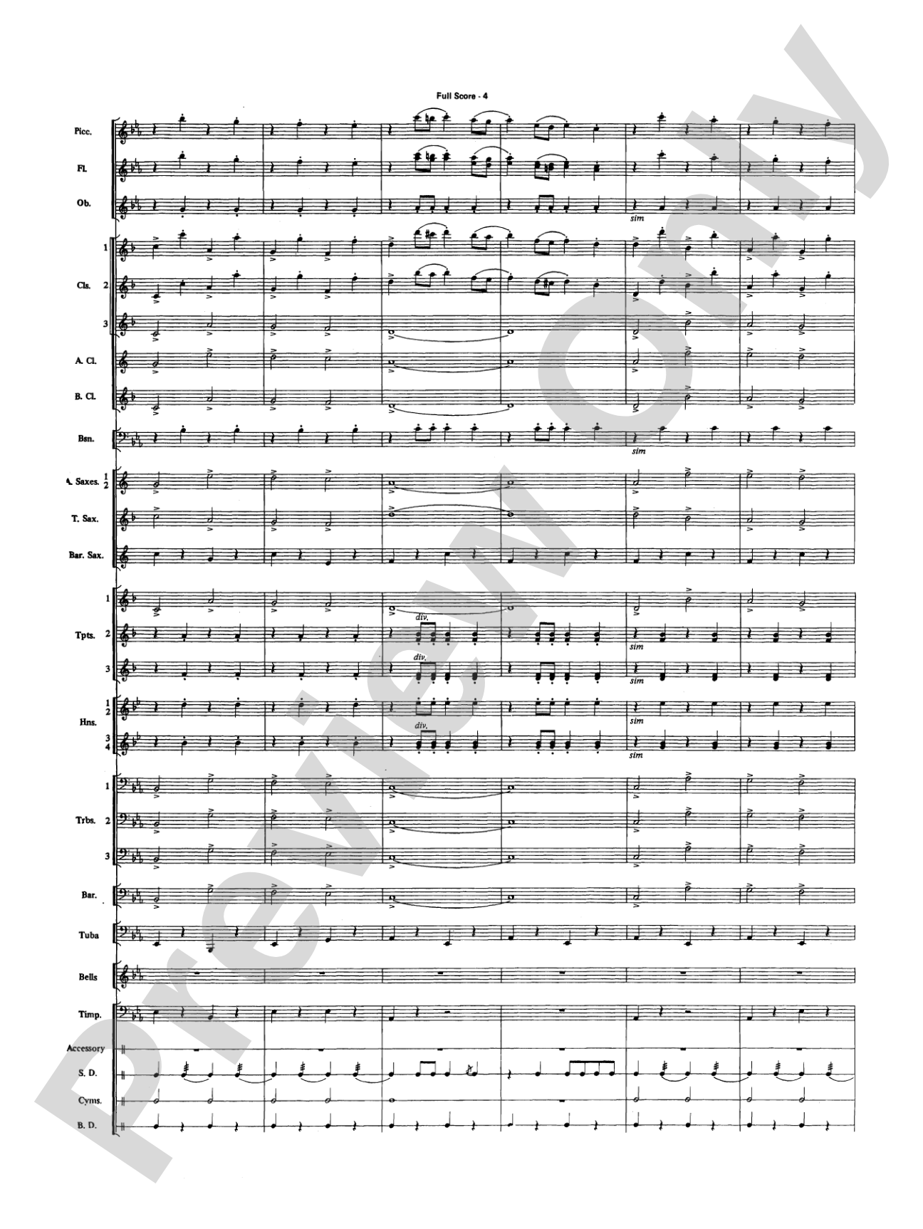 Jingle Bells Forever (Concert March): Concert Band Conductor Score & Parts
