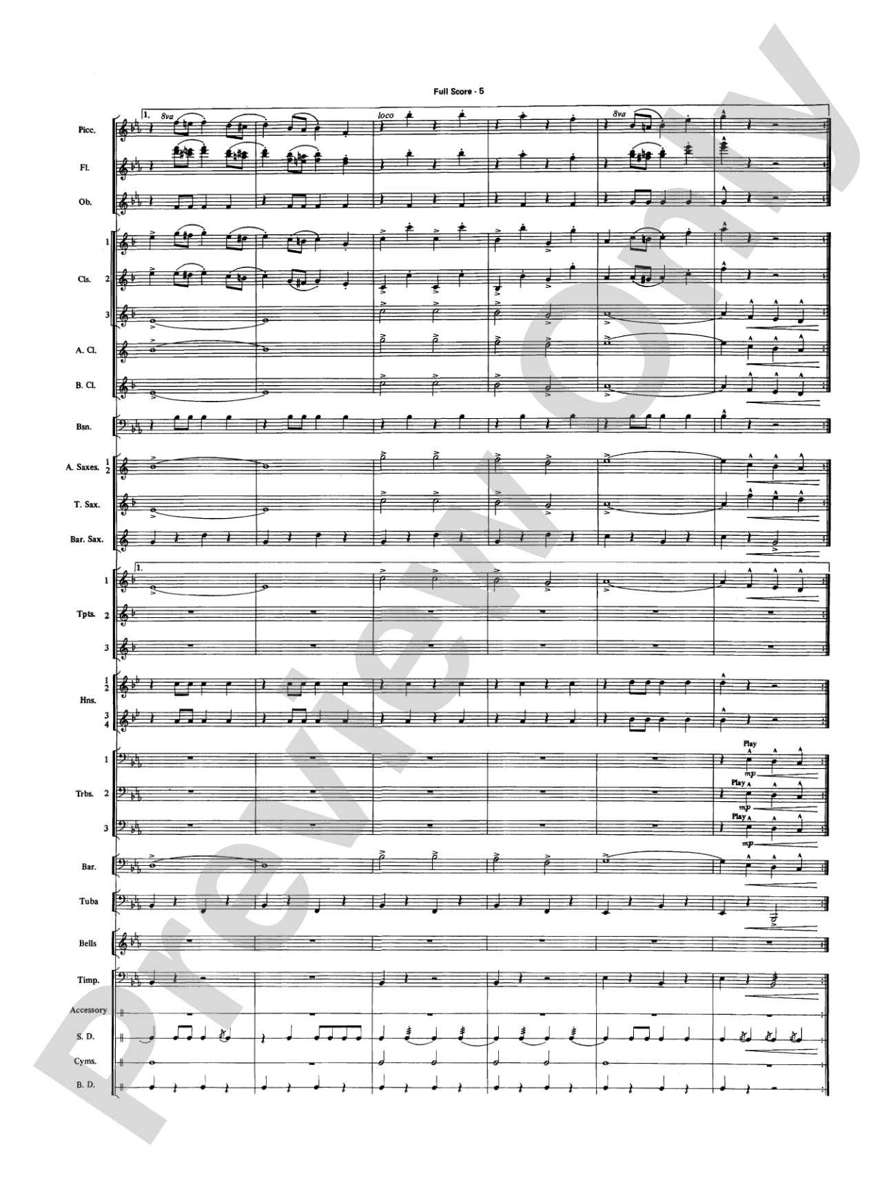 Jingle Bells Forever (Concert March): Concert Band Conductor Score & Parts