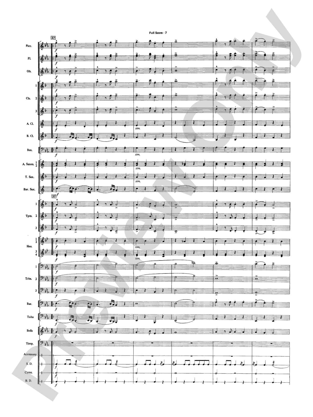 Jingle Bells Forever (Concert March): Concert Band Conductor Score & Parts
