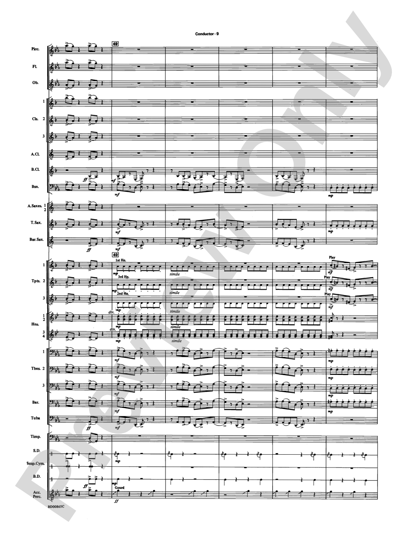 Encounters: Concert Band Conductor Score & Parts