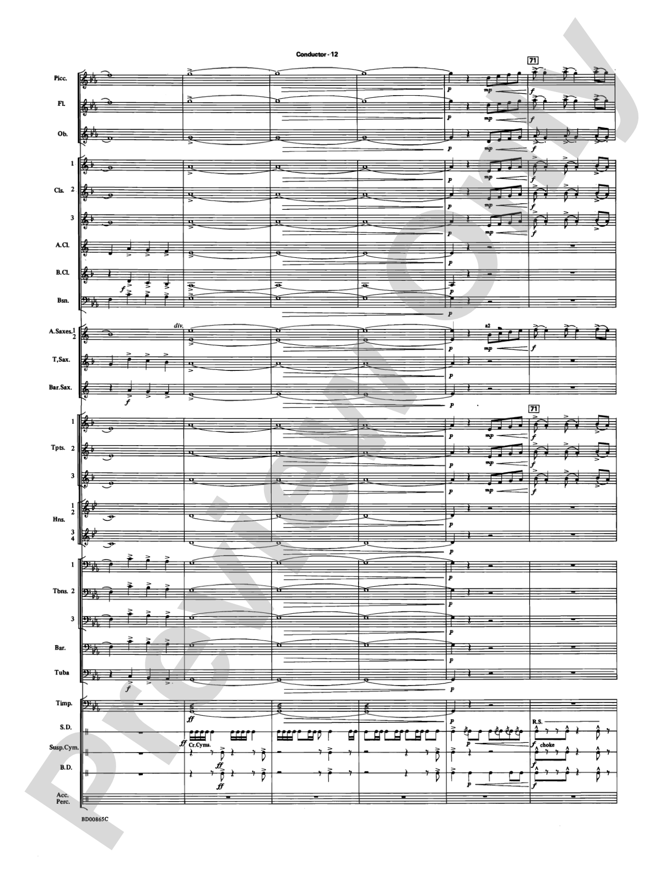 Encounters: Concert Band Conductor Score & Parts