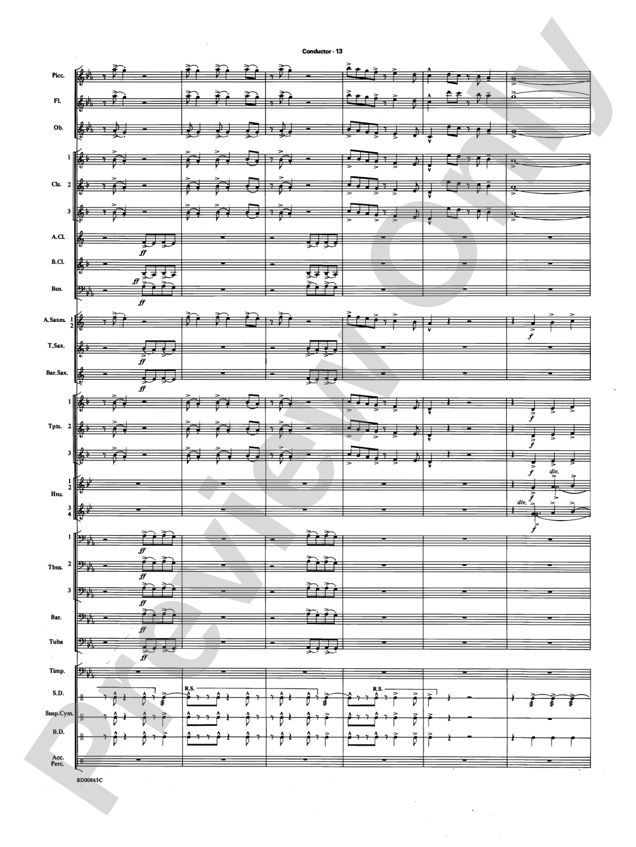 Encounters: Concert Band Conductor Score & Parts