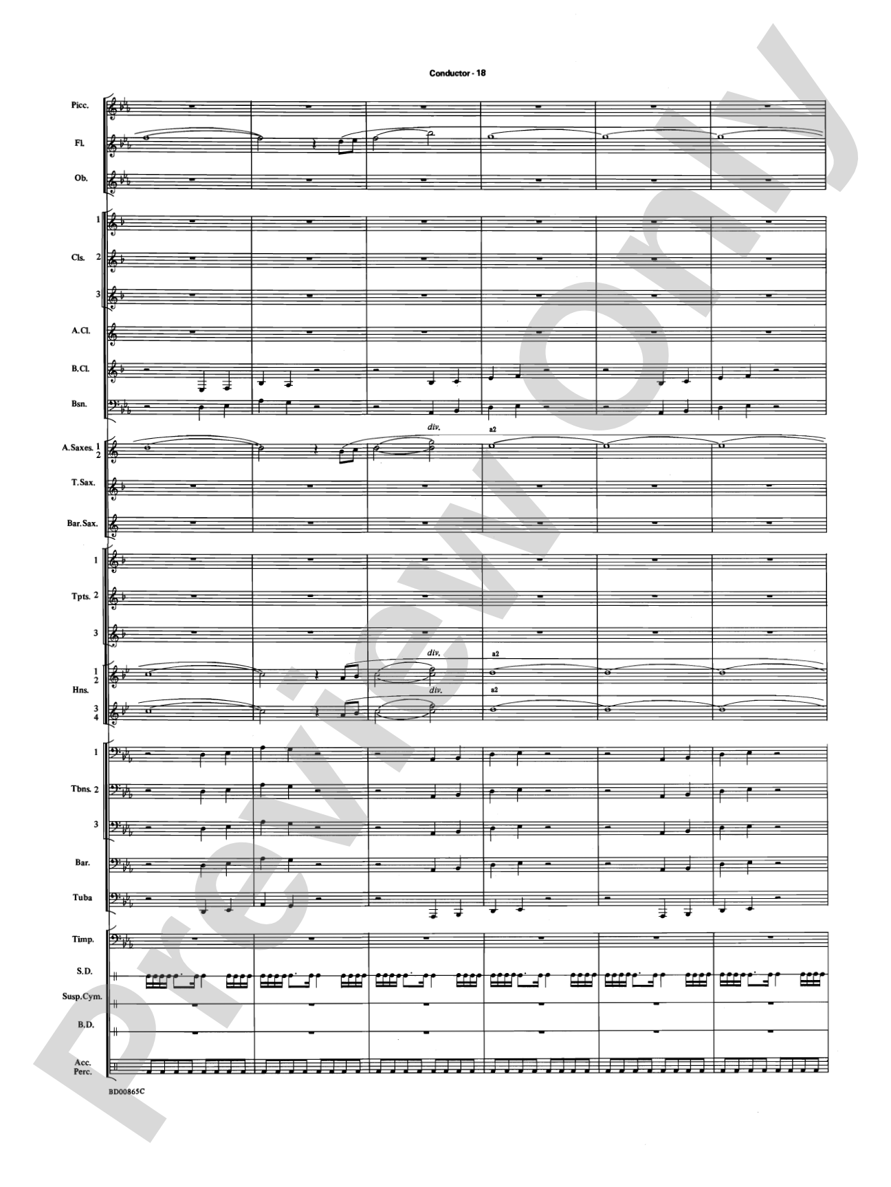 Encounters: Concert Band Conductor Score & Parts