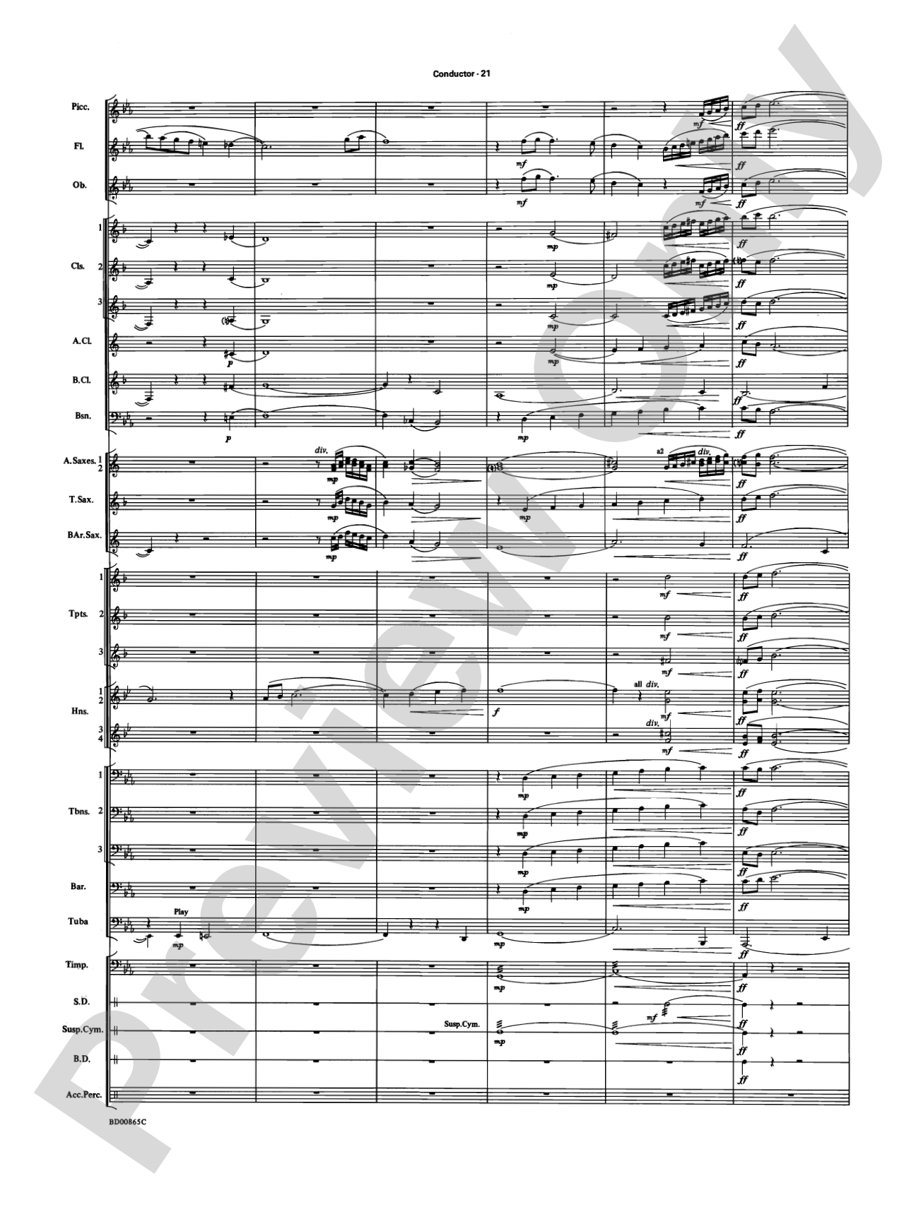 Encounters: Concert Band Conductor Score & Parts