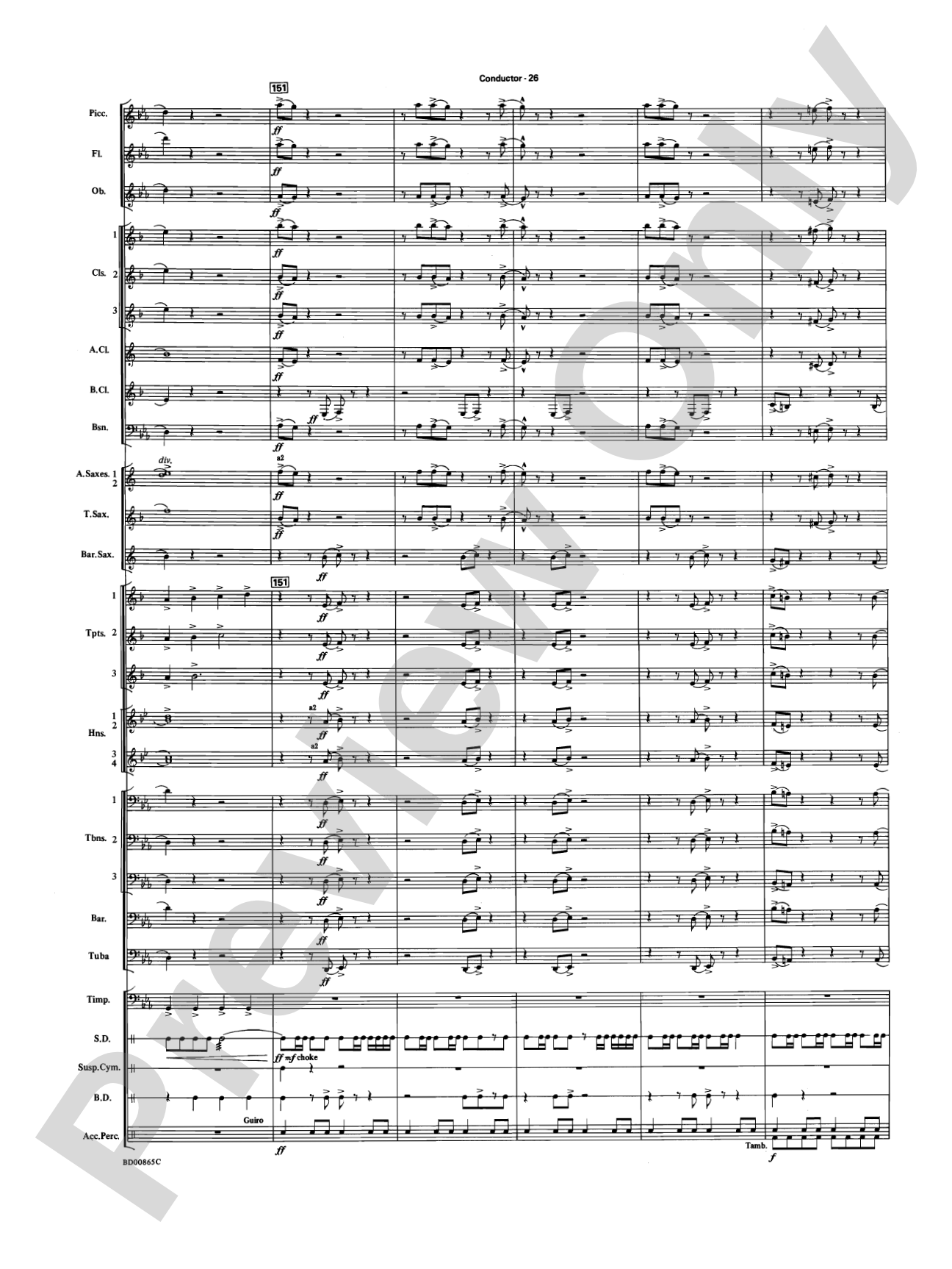 Encounters: Concert Band Conductor Score & Parts