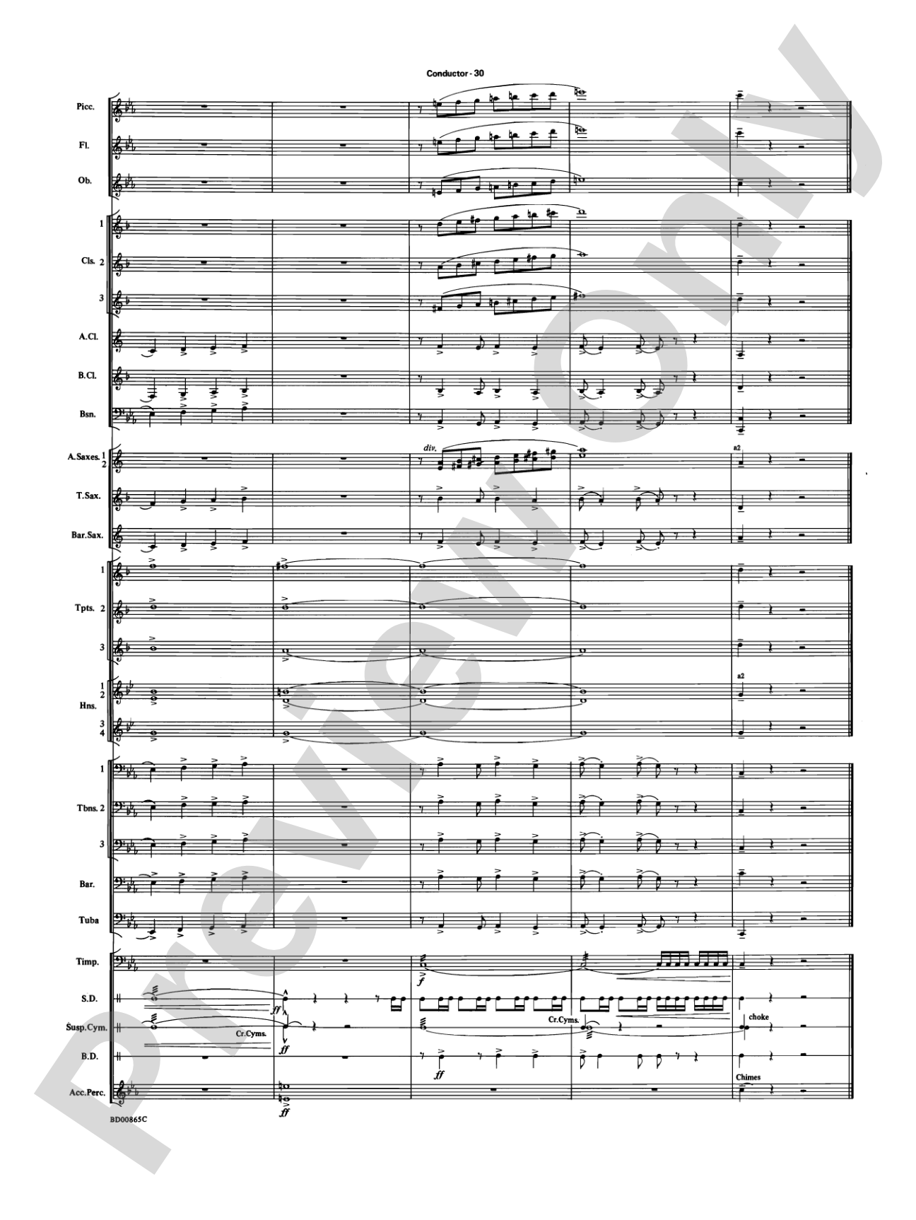Encounters: Concert Band Conductor Score & Parts