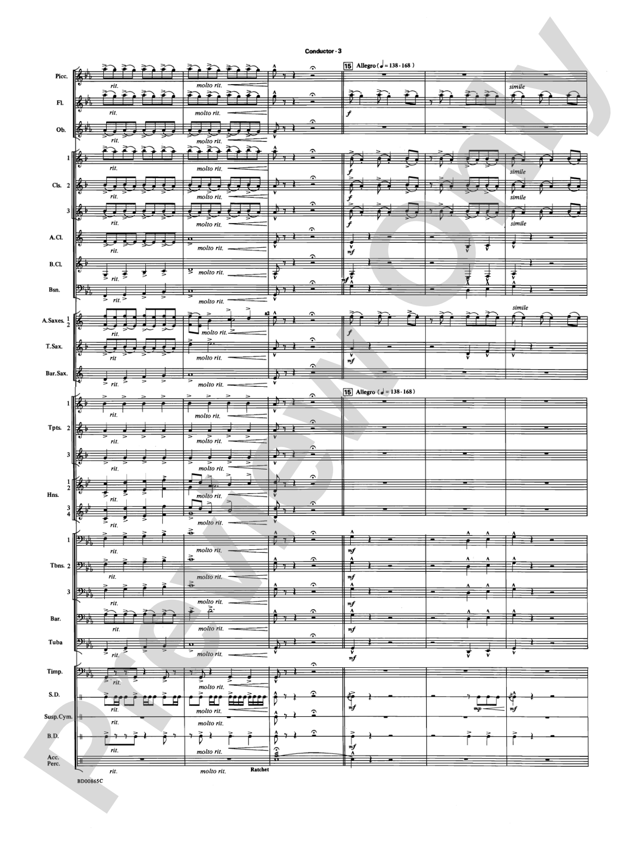 Encounters: Concert Band Conductor Score & Parts