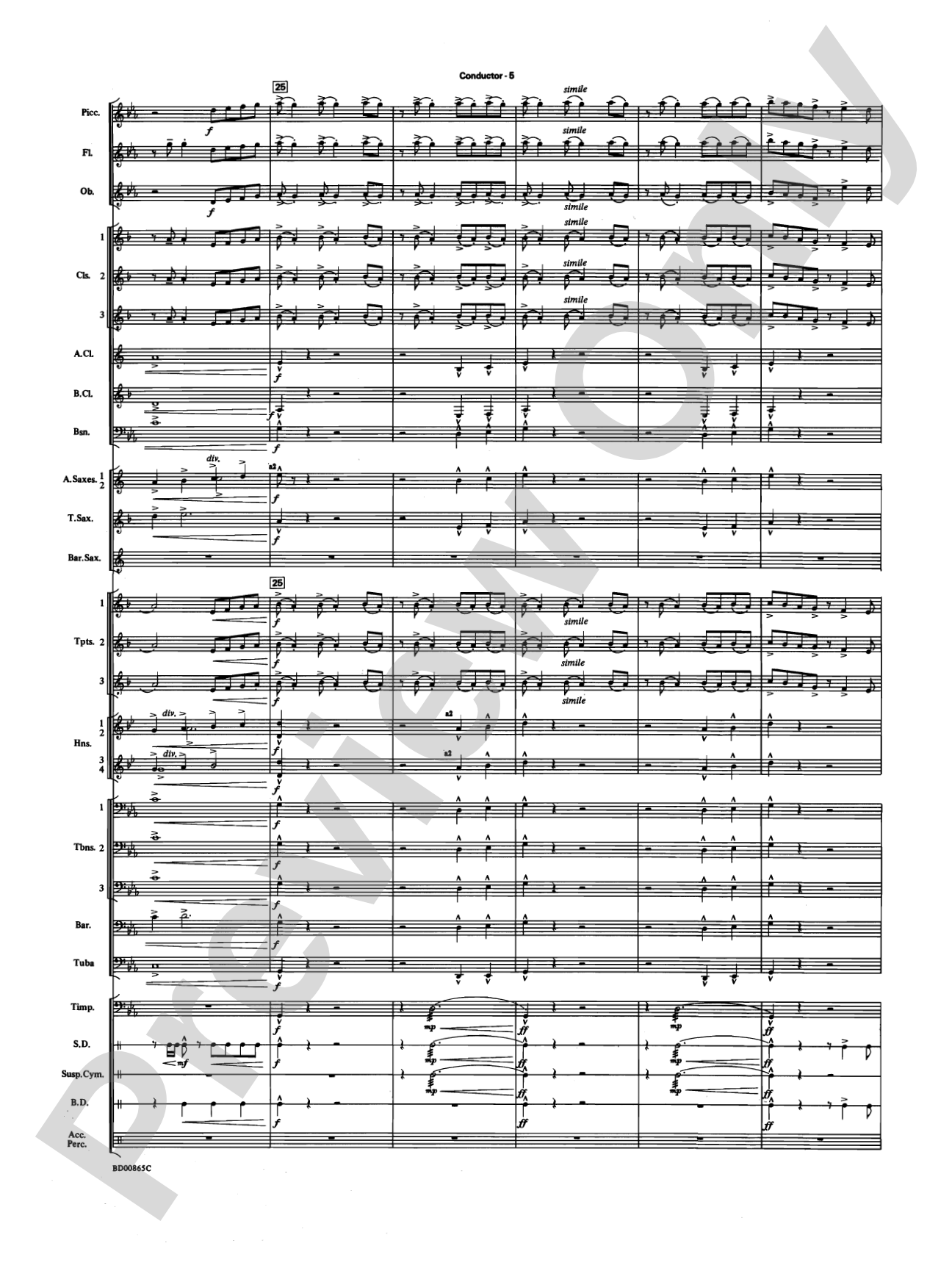 Encounters: Concert Band Conductor Score & Parts