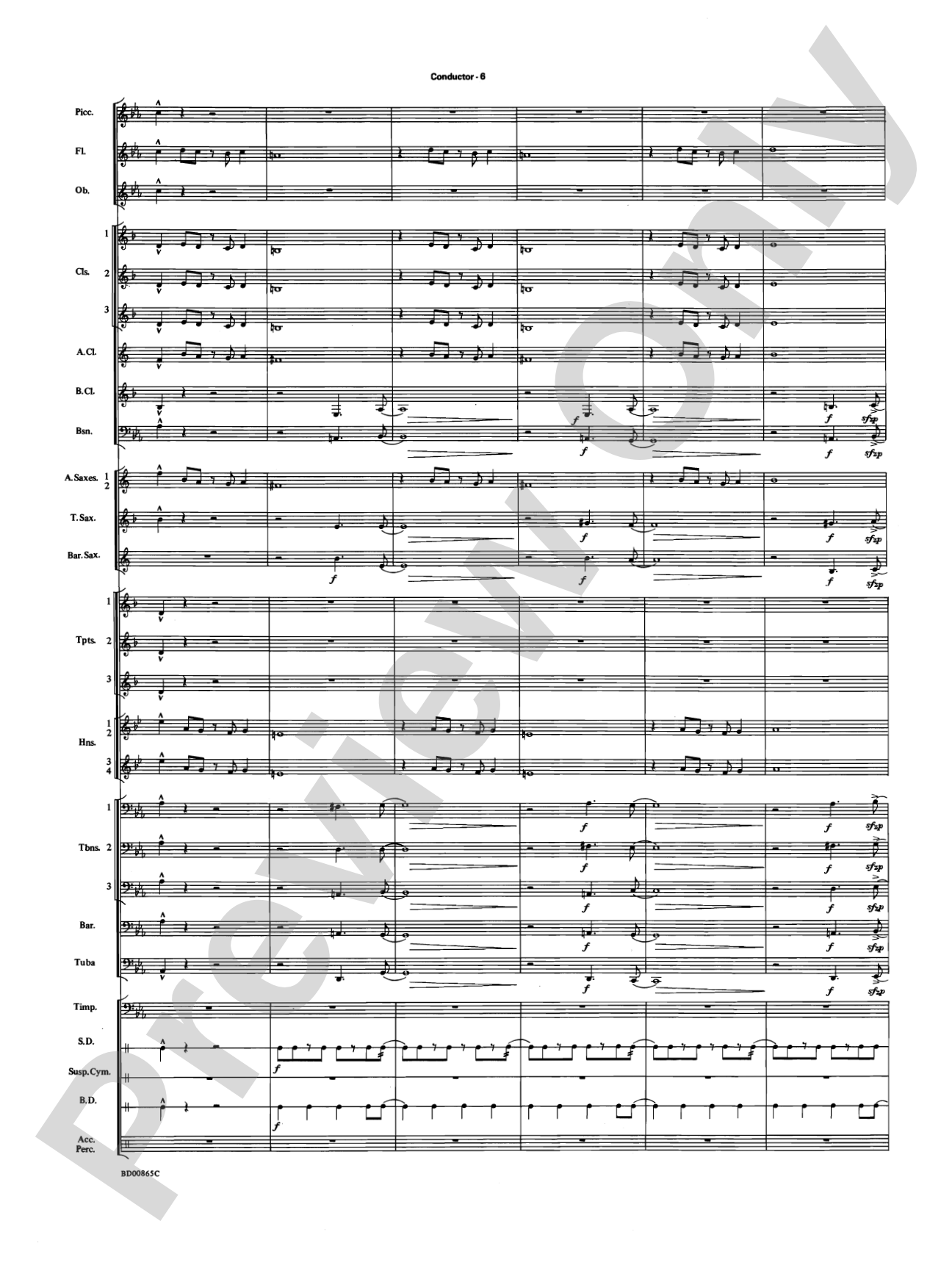 Encounters: Concert Band Conductor Score & Parts