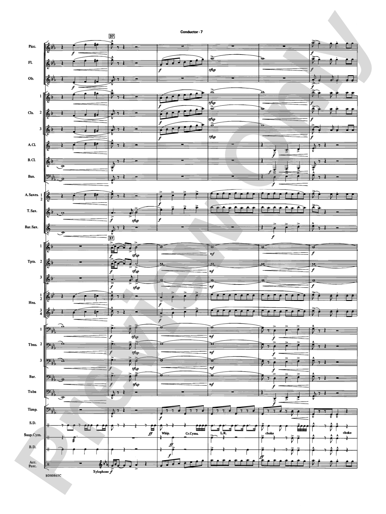 Encounters: Concert Band Conductor Score & Parts