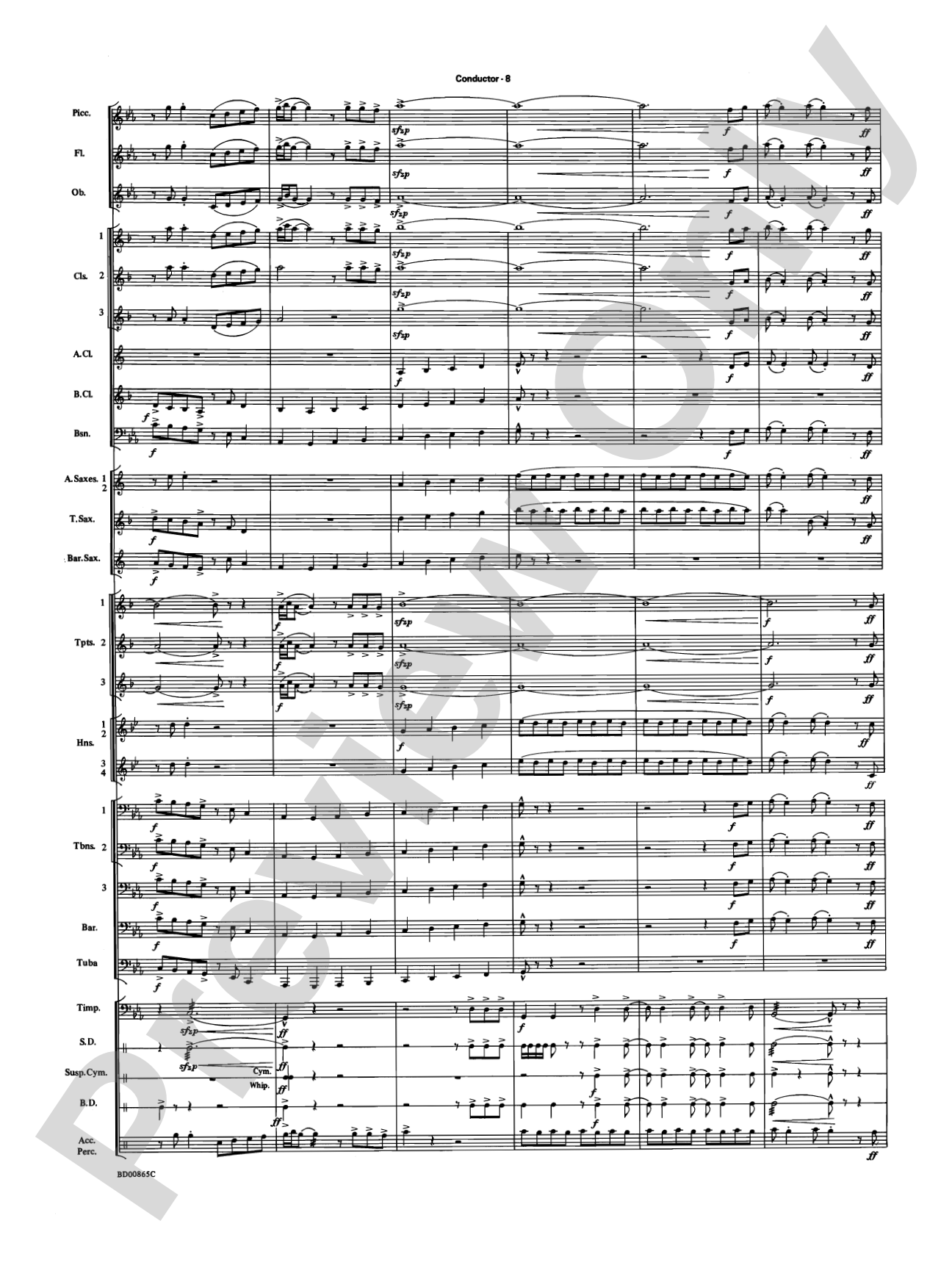 Encounters: Concert Band Conductor Score & Parts