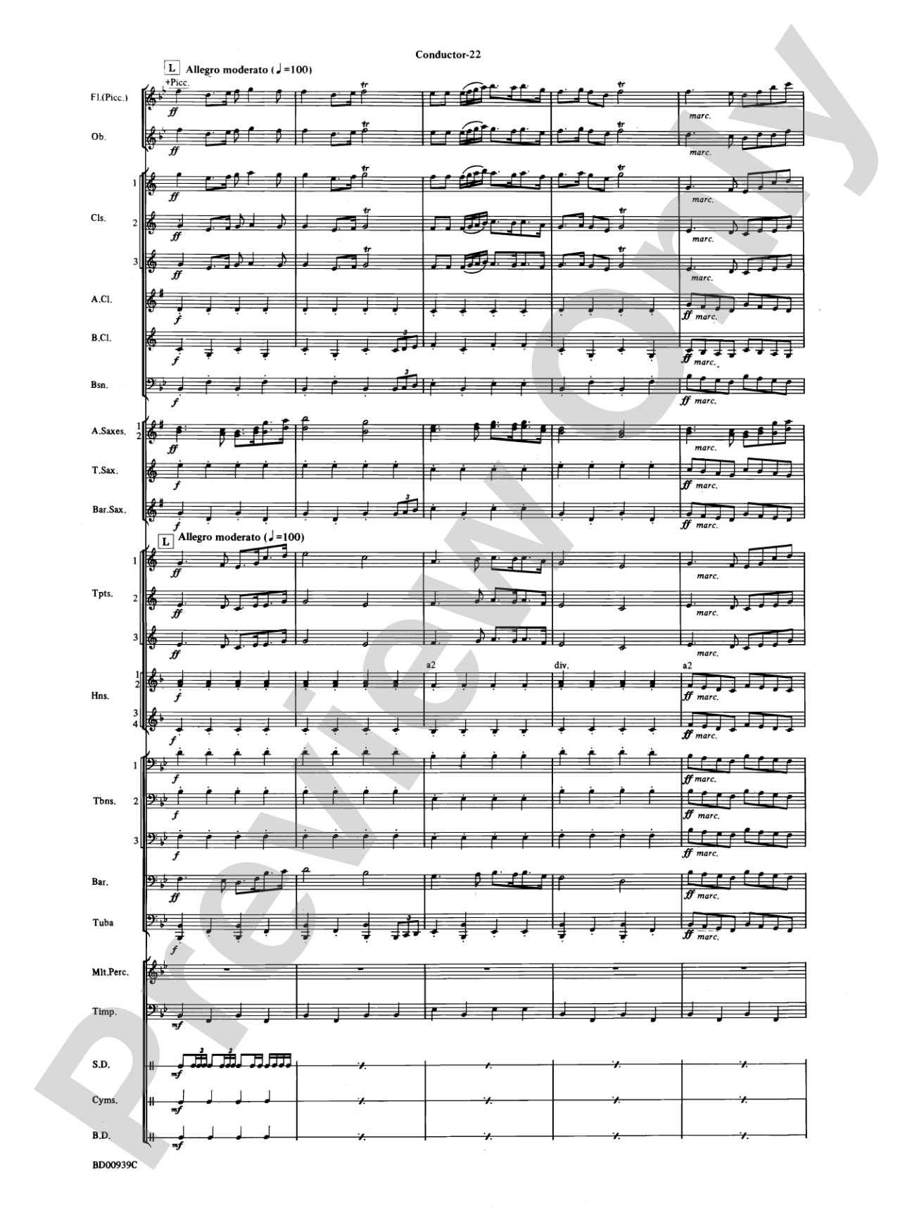 The Civil War: Concert Band Conductor Score & Parts