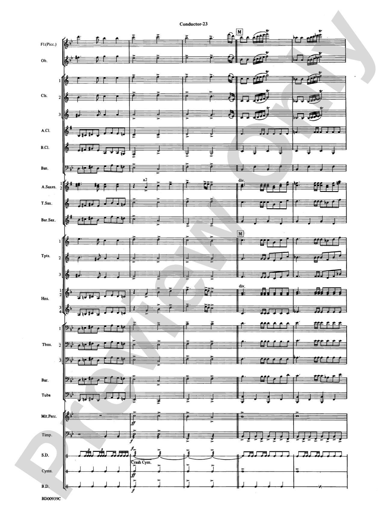 The Civil War: Concert Band Conductor Score & Parts