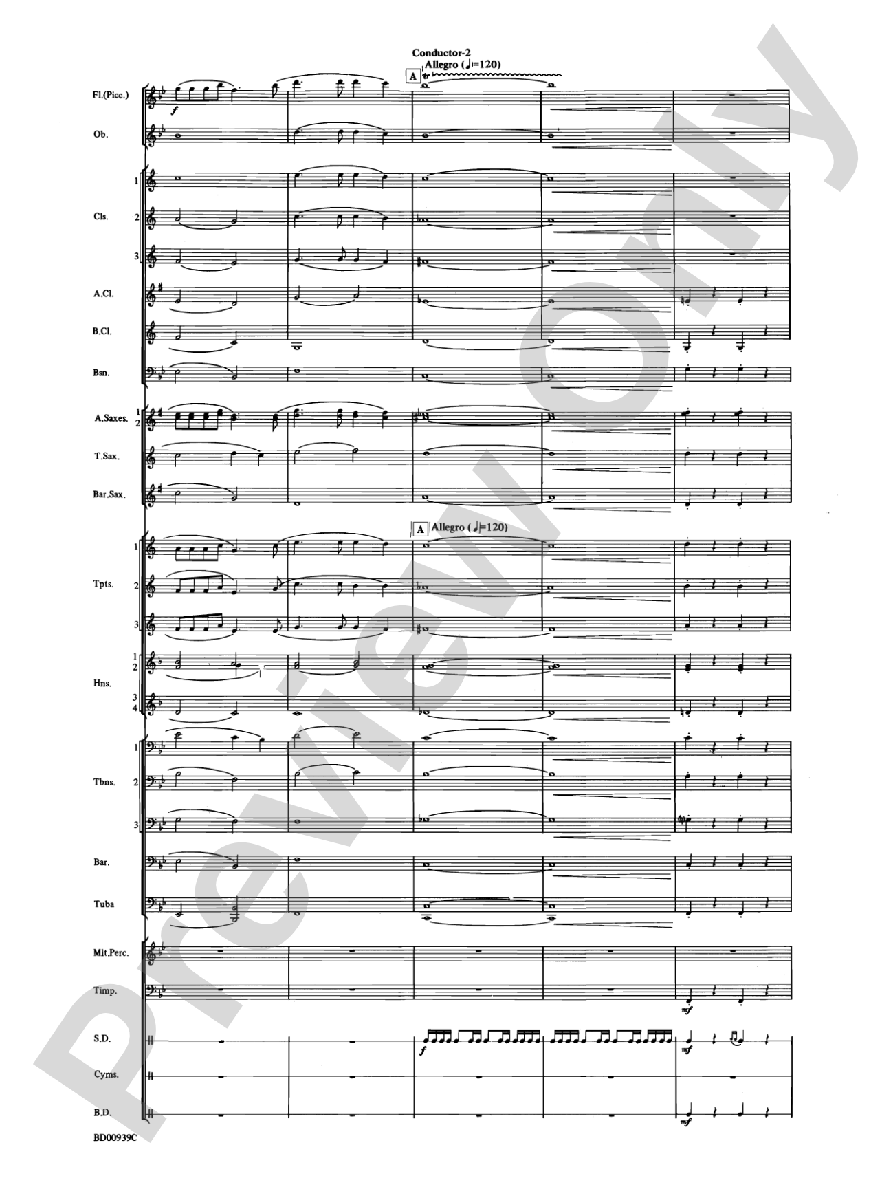 The Civil War: Concert Band Conductor Score & Parts