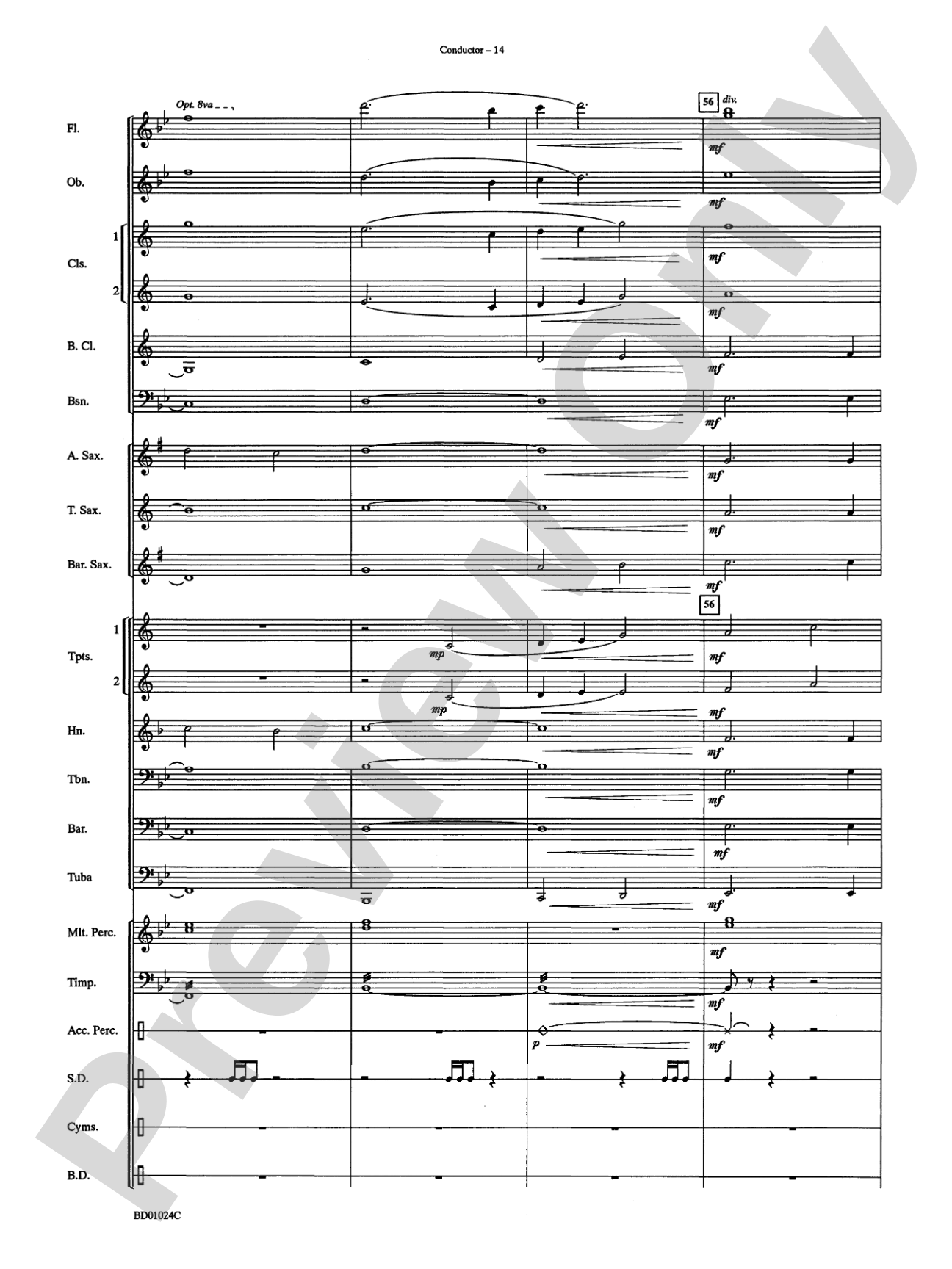 Commemoration: Concert Band Conductor Score & Parts