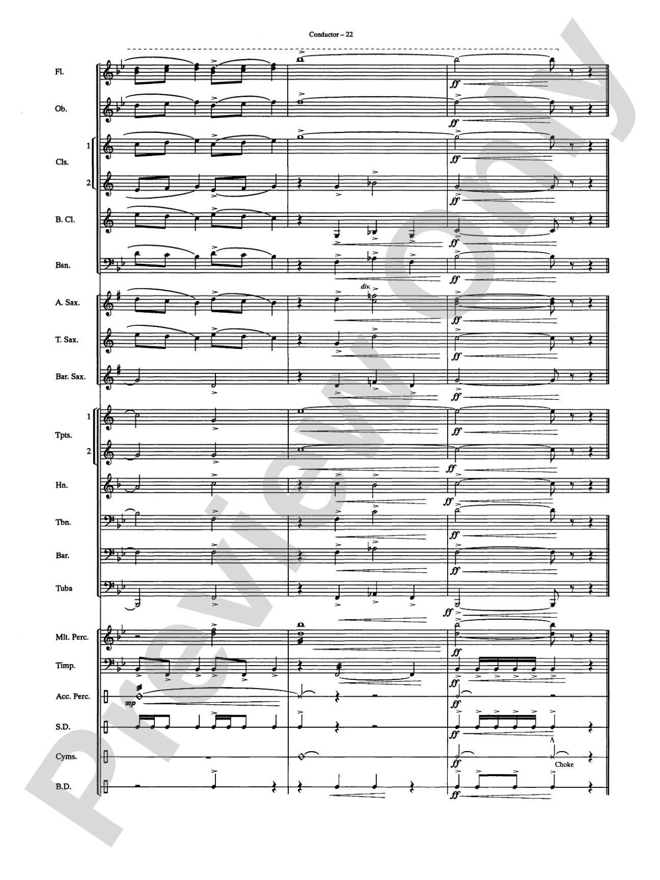 Commemoration: Concert Band Conductor Score & Parts