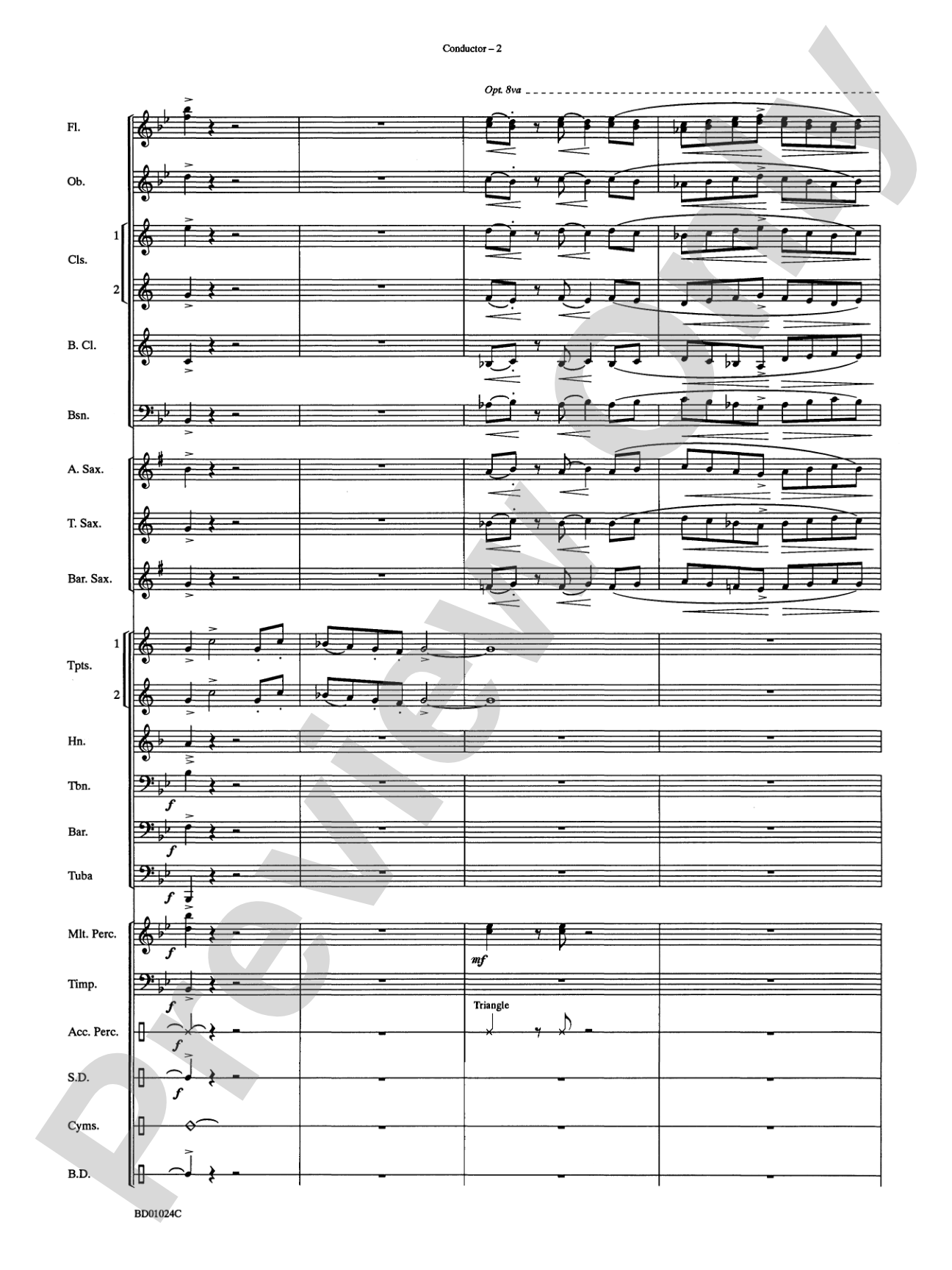 Commemoration: Concert Band Conductor Score & Parts