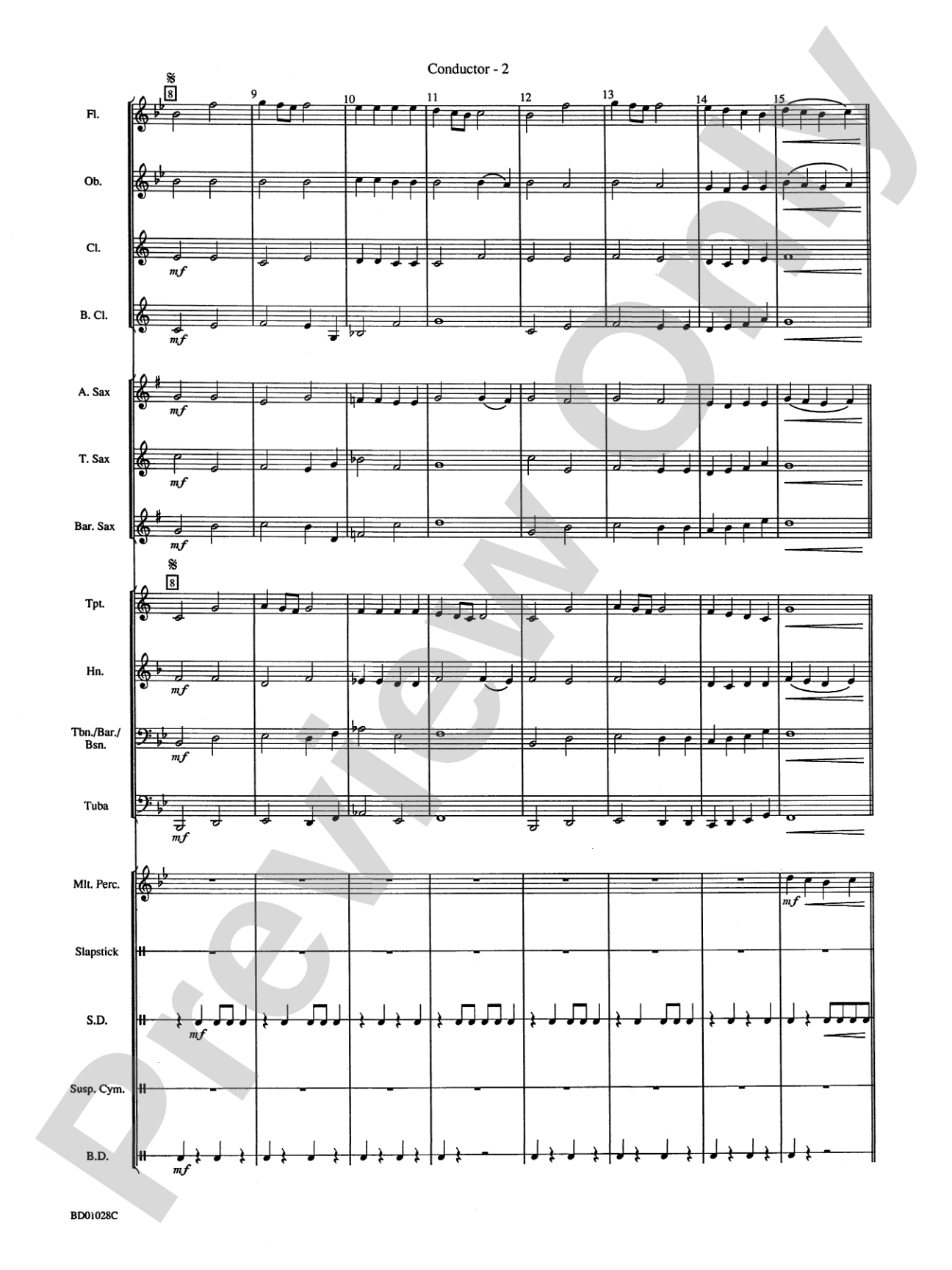 The Conestoga Trail: Concert Band Conductor Score & Parts