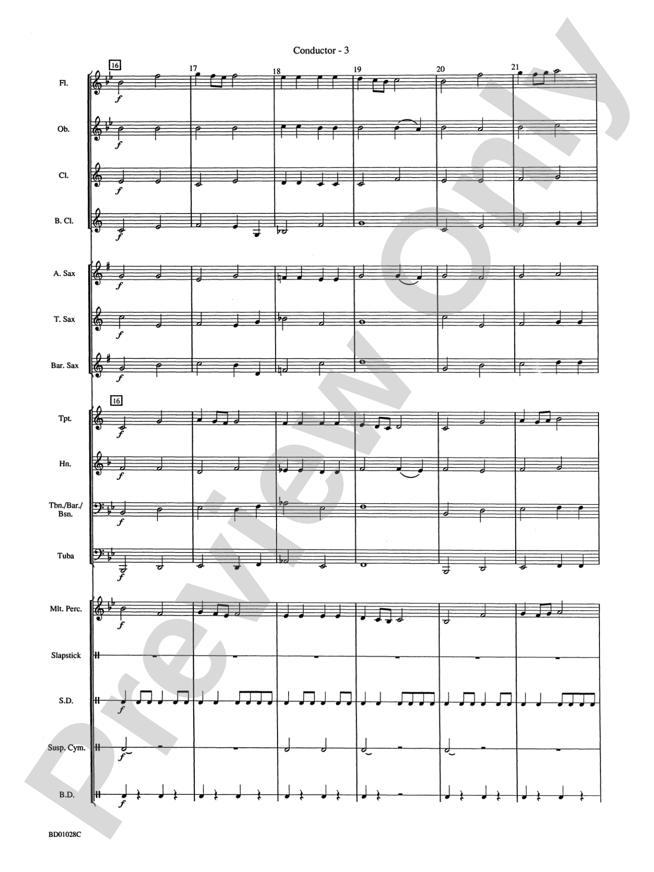 The Conestoga Trail: Concert Band Conductor Score & Parts