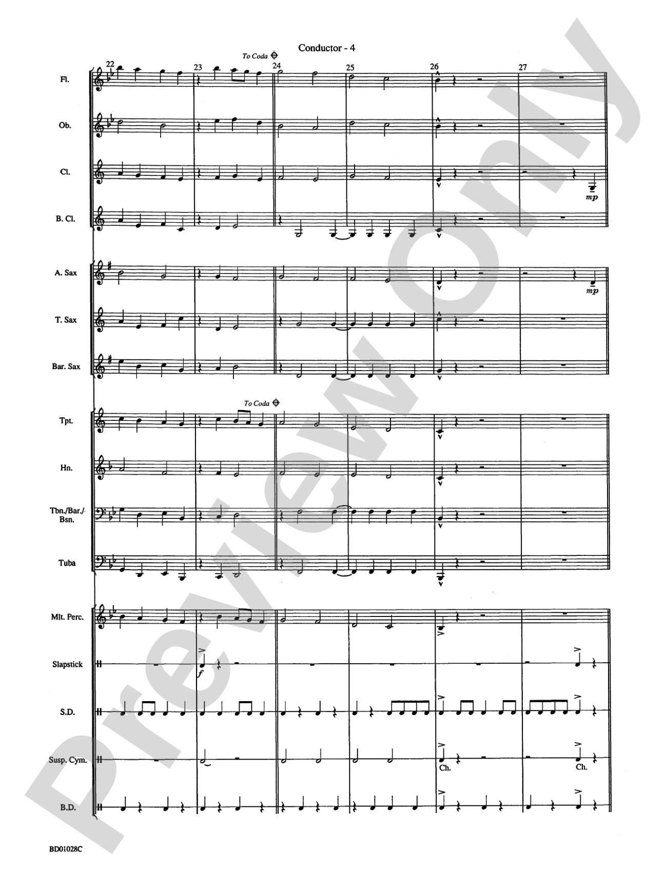 The Conestoga Trail: Concert Band Conductor Score & Parts