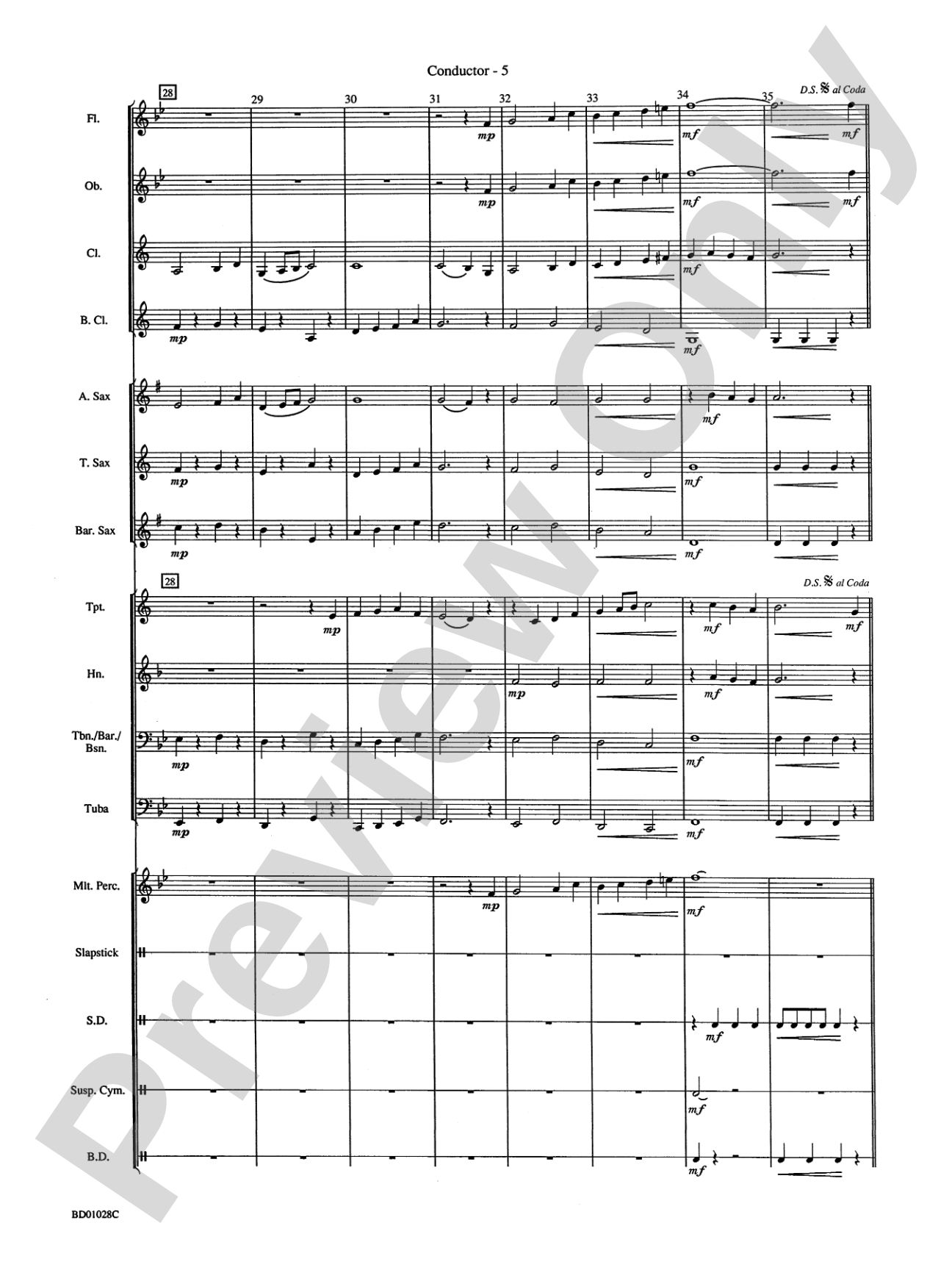 The Conestoga Trail: Concert Band Conductor Score & Parts