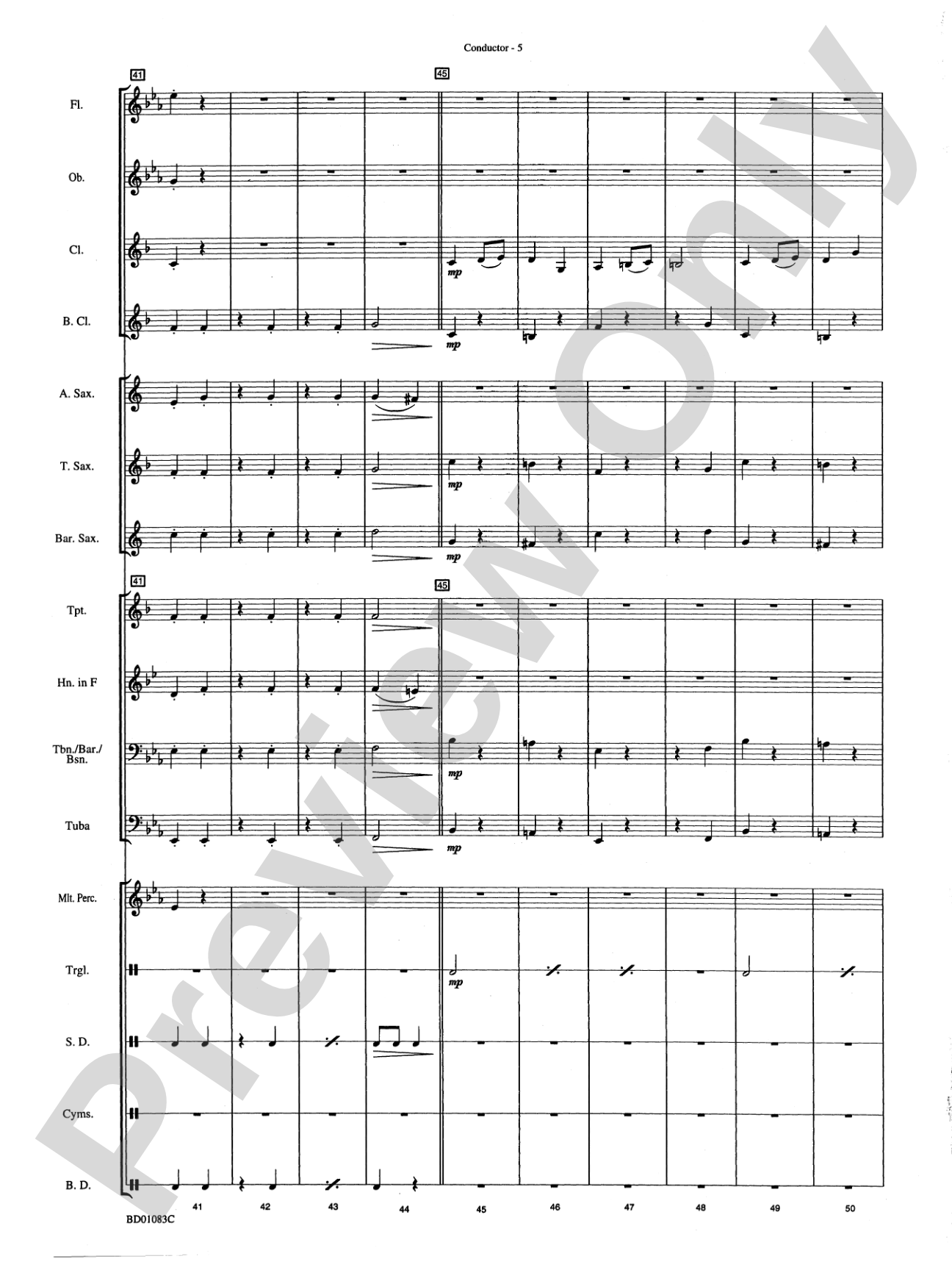 Mount Rushmore: Concert Band Conductor Score & Parts