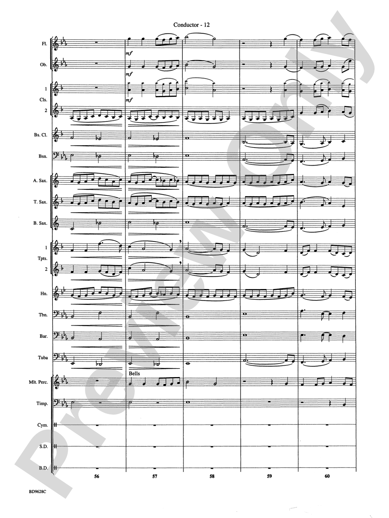 River Songs: Concert Band Conductor Score & Parts
