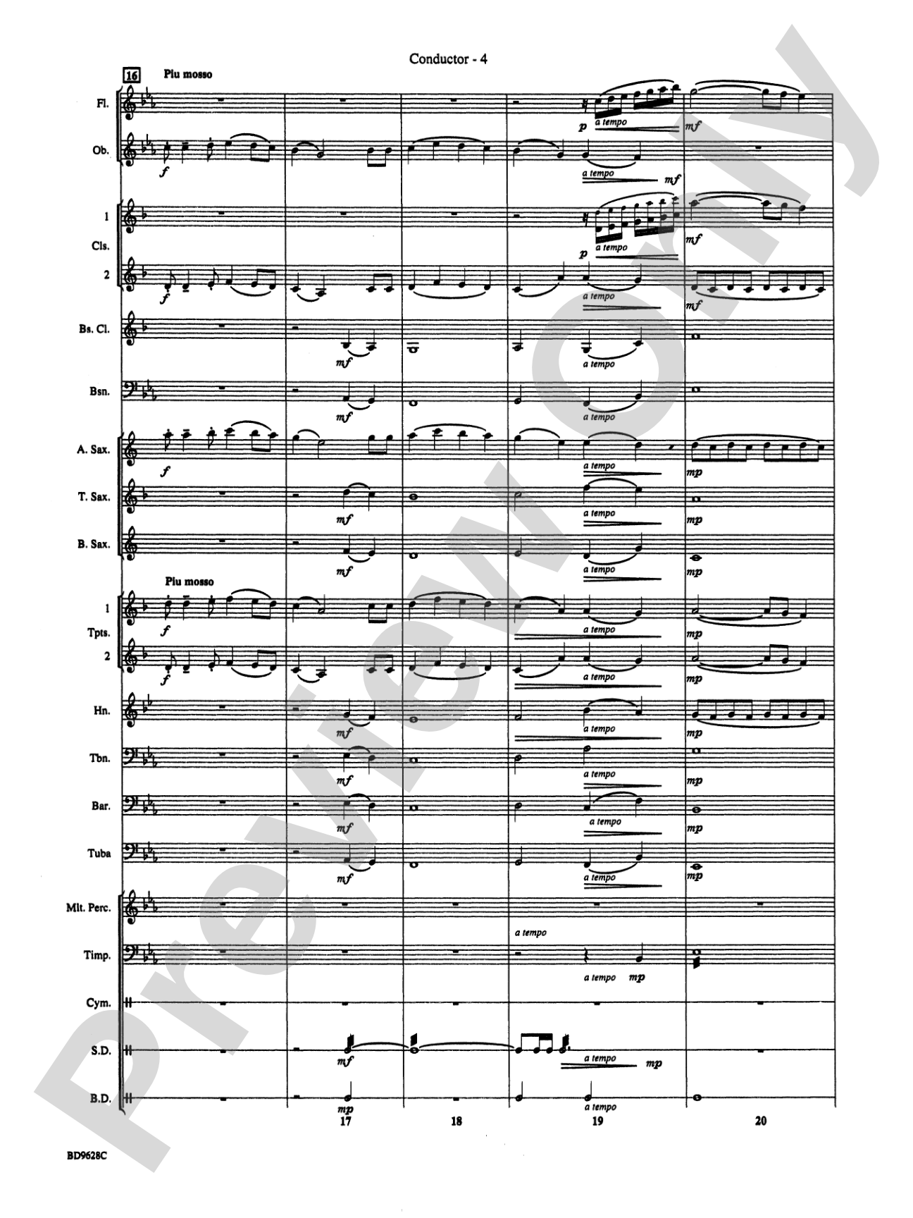 River Songs: Concert Band Conductor Score & Parts