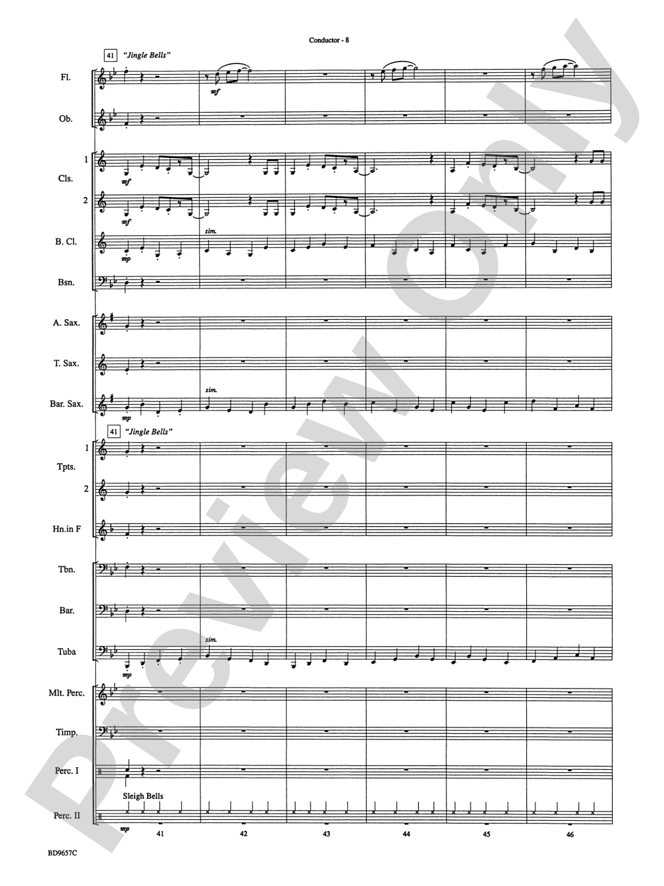Merry Christmas, and All That Jazz!: Concert Band Conductor Score & Parts
