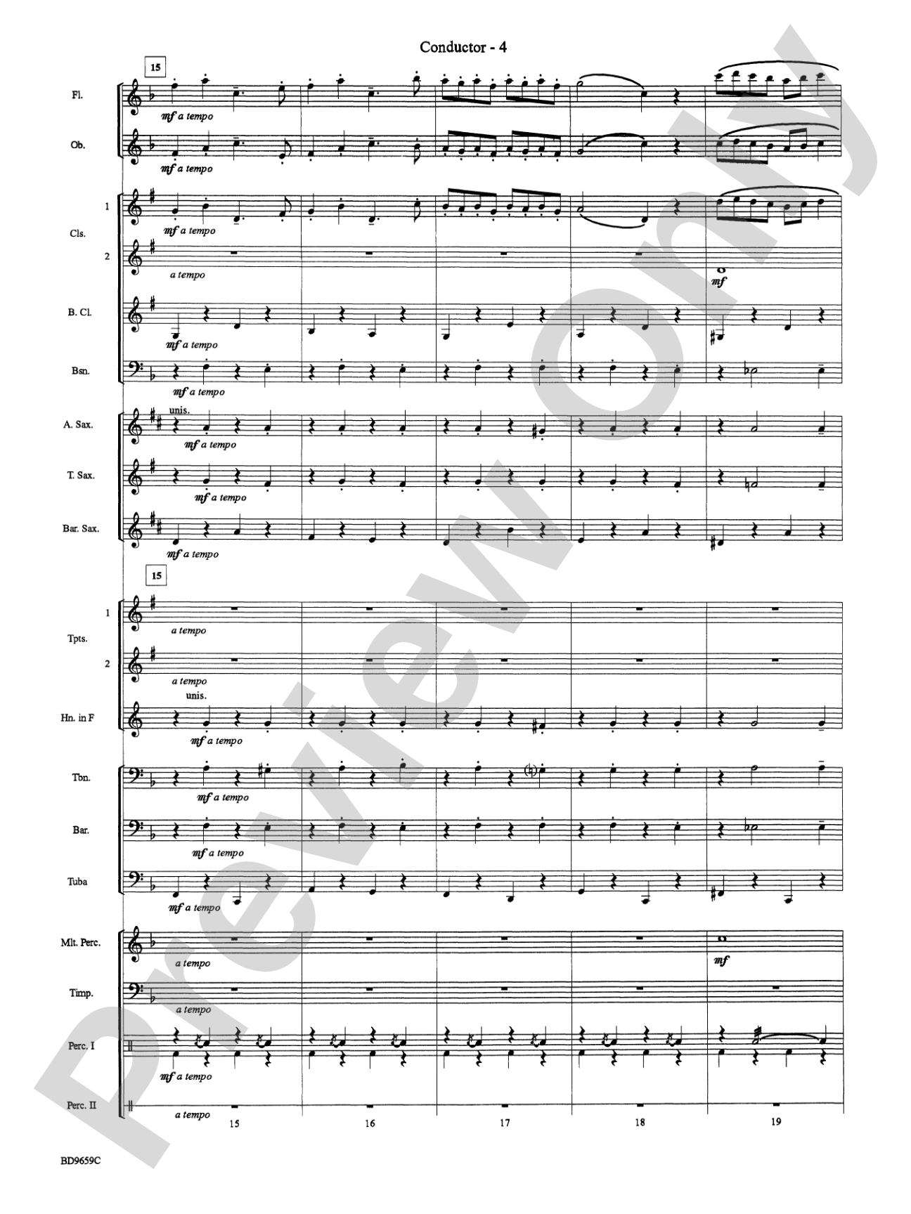 Norwegian Dance No. 2: Concert Band Conductor Score & Parts