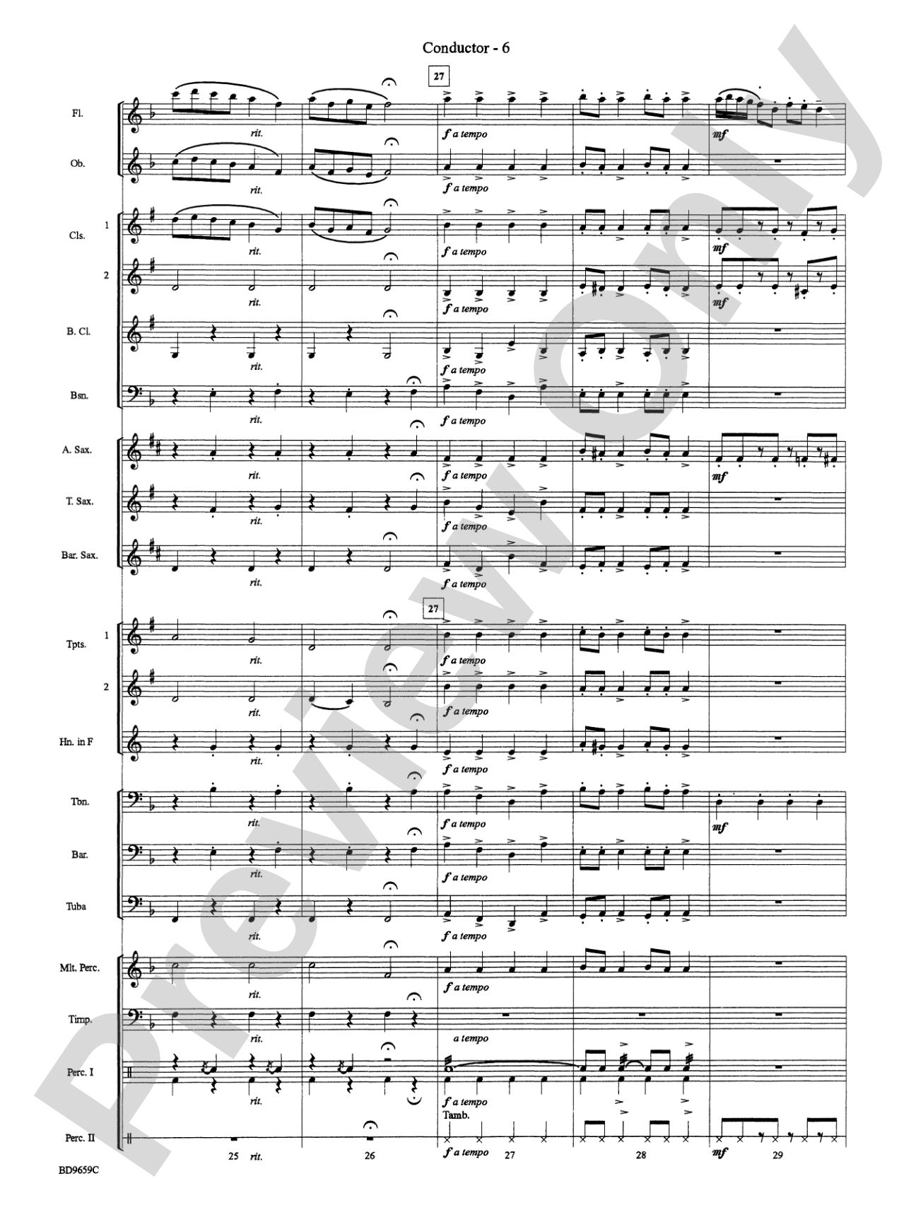 Norwegian Dance No. 2: Concert Band Conductor Score & Parts