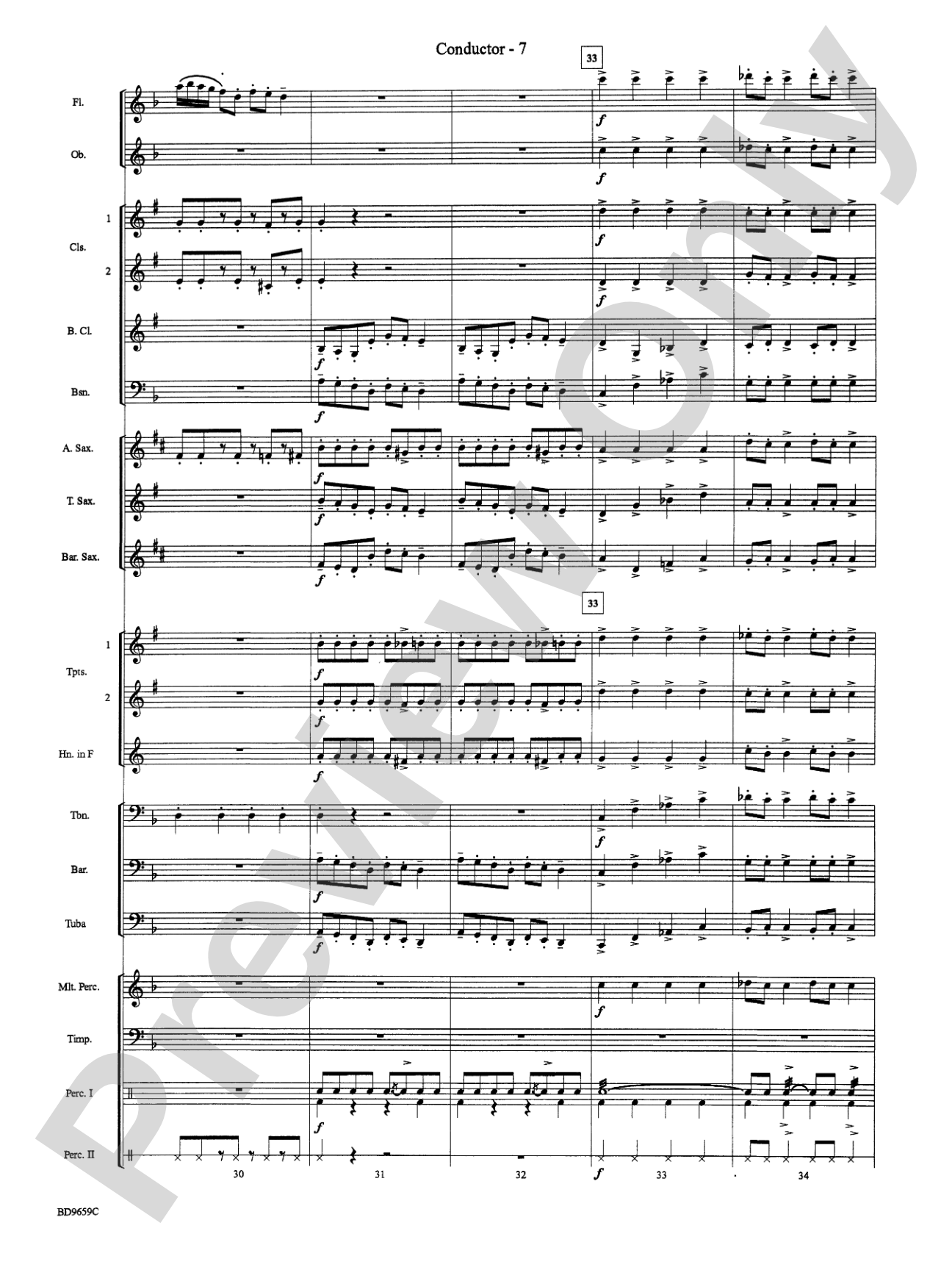 Norwegian Dance No. 2: Concert Band Conductor Score & Parts