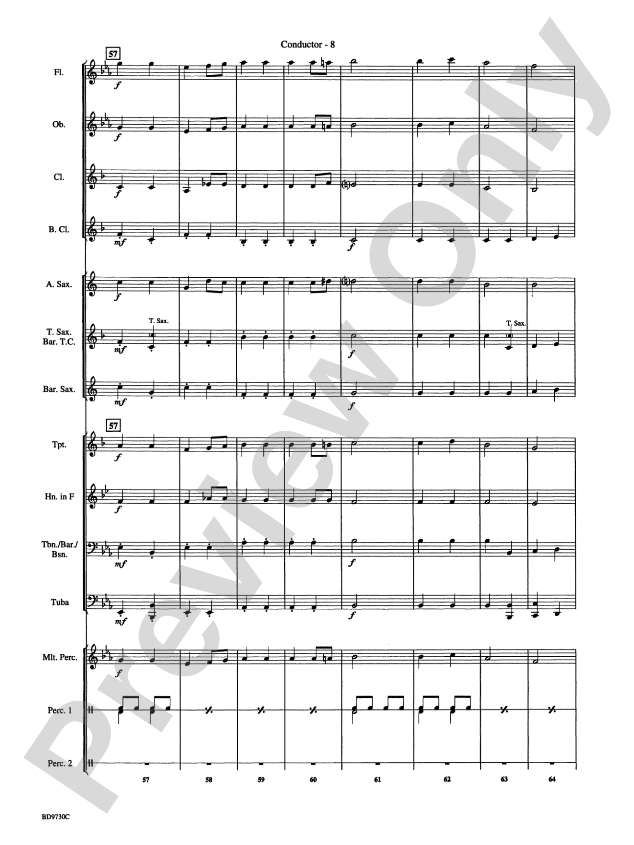 New River Train (American Folk Song): Concert Band Conductor Score & Parts