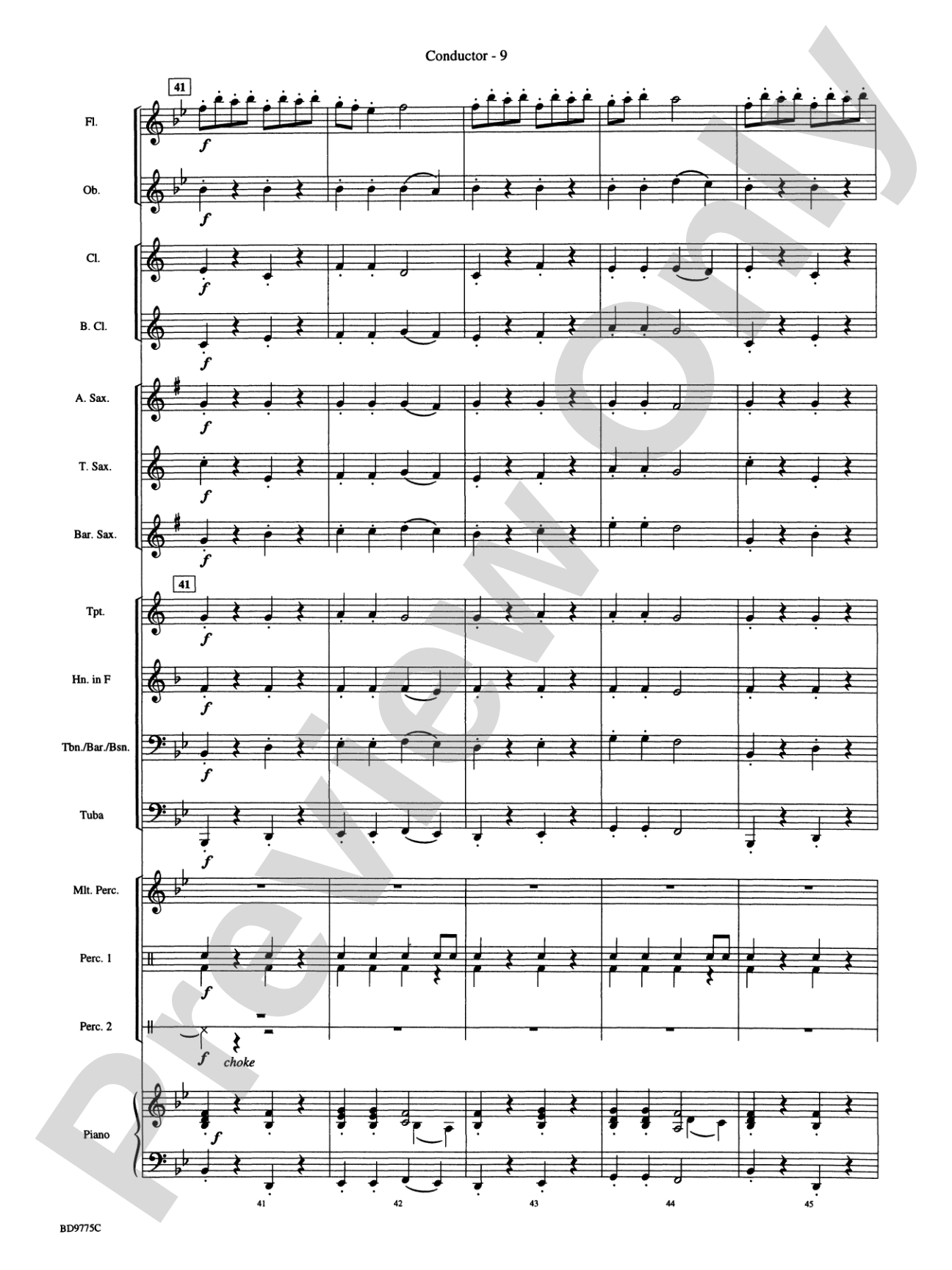 Flutopia (featuring your Flute Section): Concert Band Conductor Score & Parts
