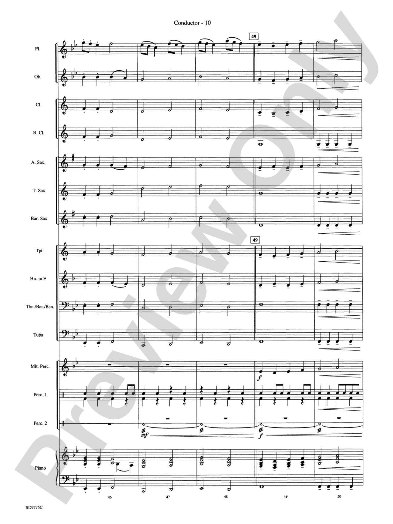 Flutopia (featuring your Flute Section): Concert Band Conductor Score & Parts