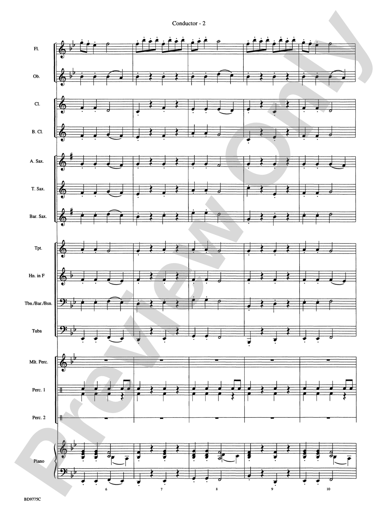 Flutopia (featuring your Flute Section): Concert Band Conductor Score & Parts