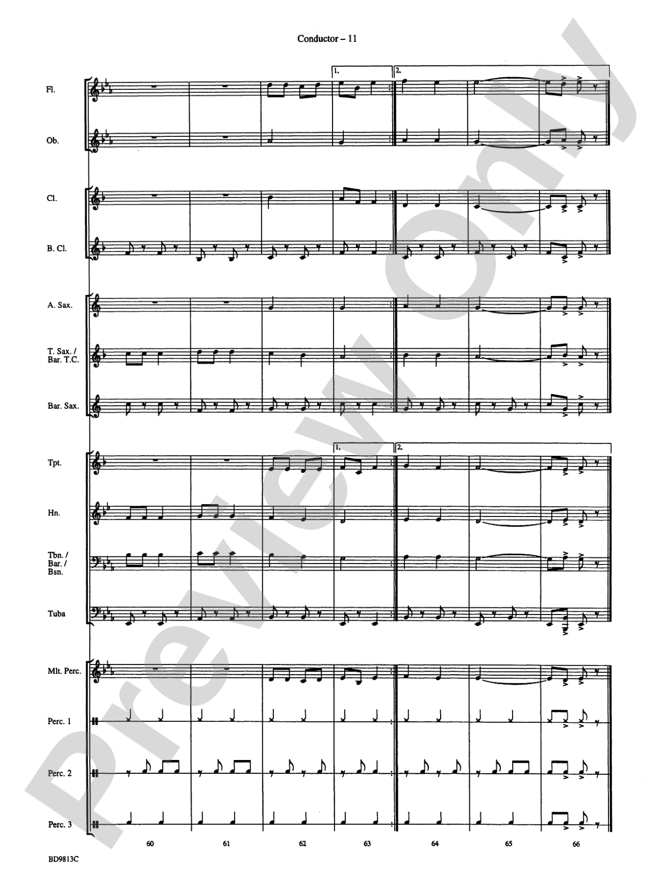 Along the Western Trail: Concert Band Conductor Score & Parts