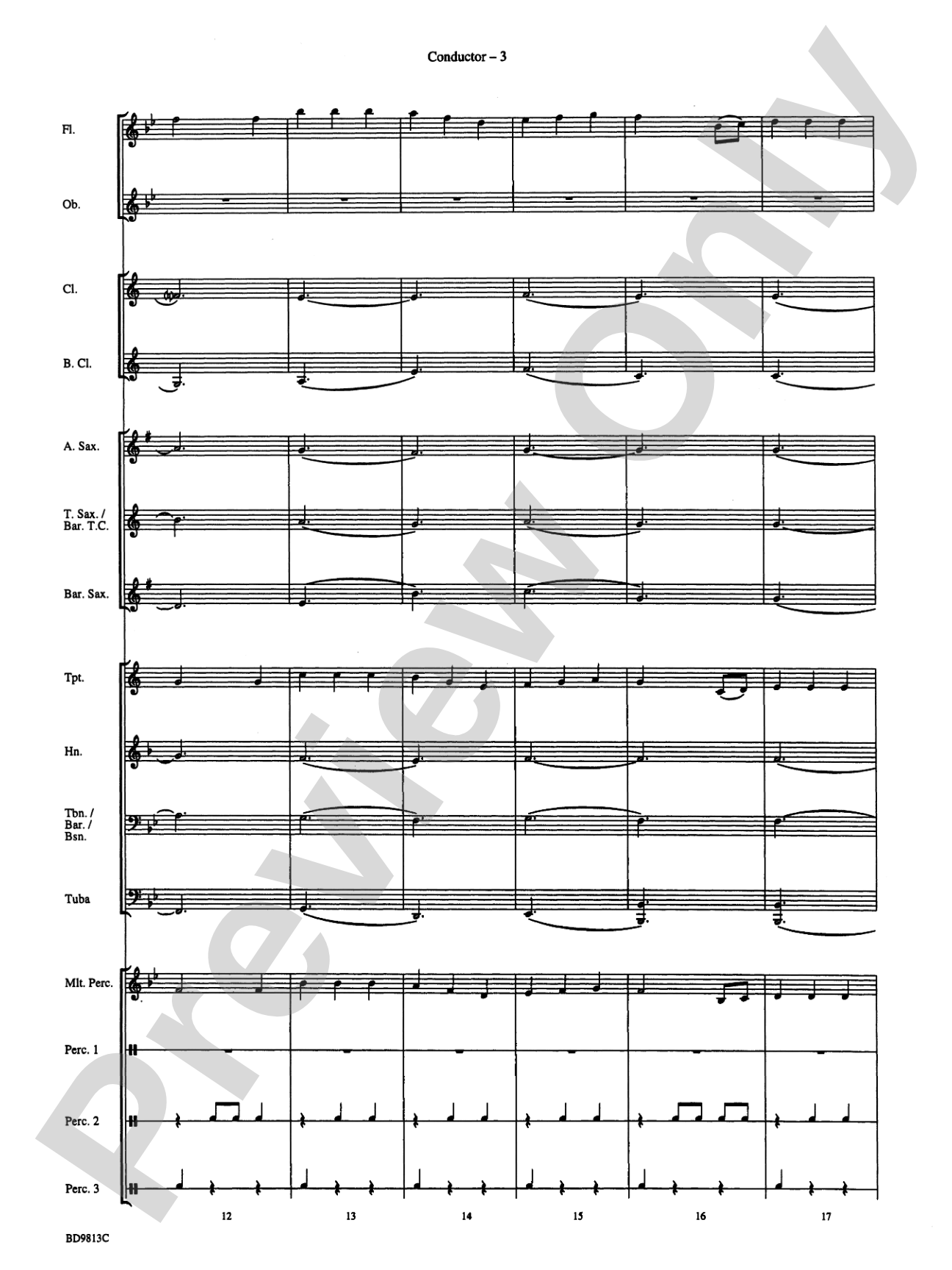Along the Western Trail: Concert Band Conductor Score & Parts