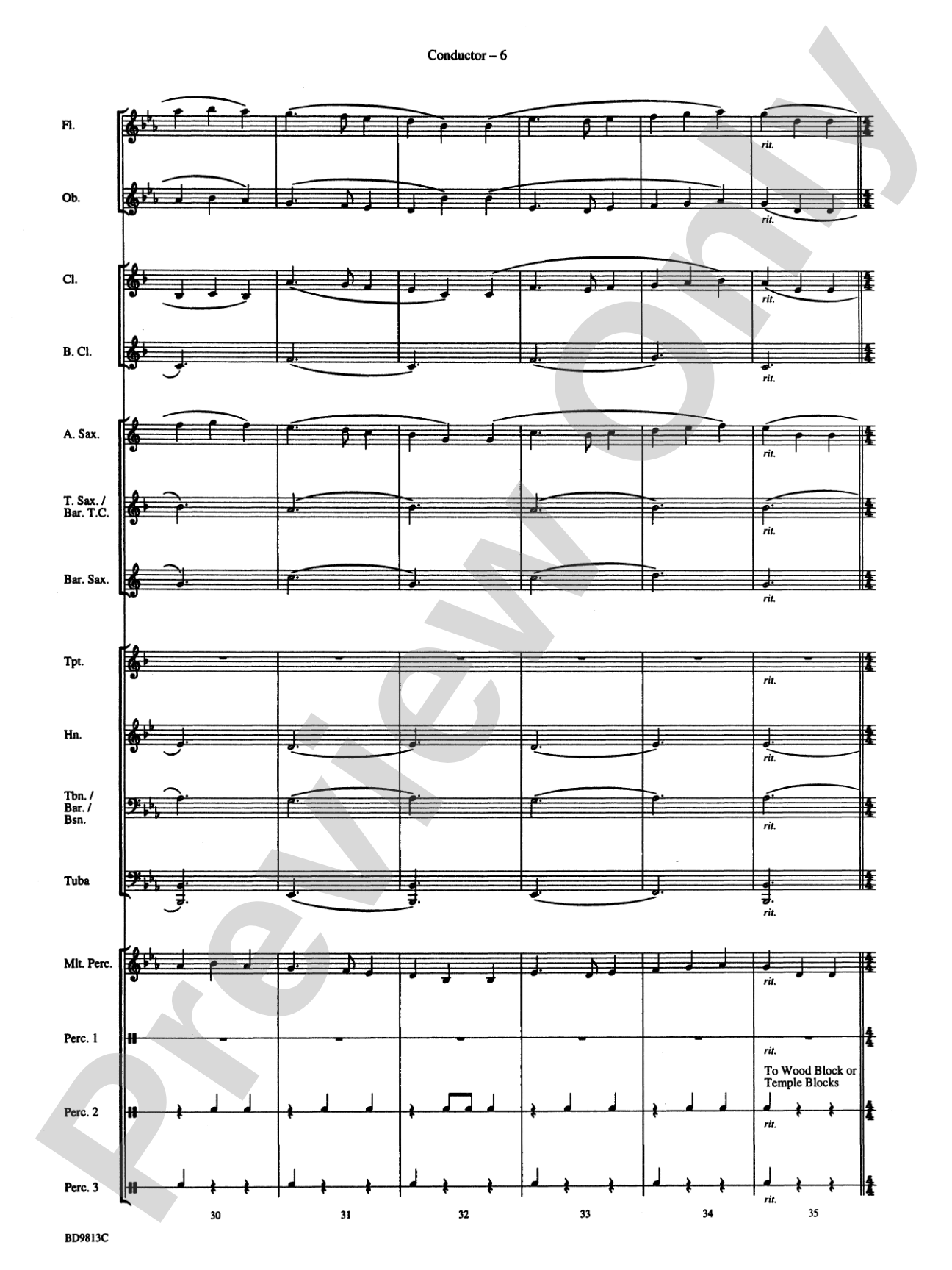 Along the Western Trail: Concert Band Conductor Score & Parts
