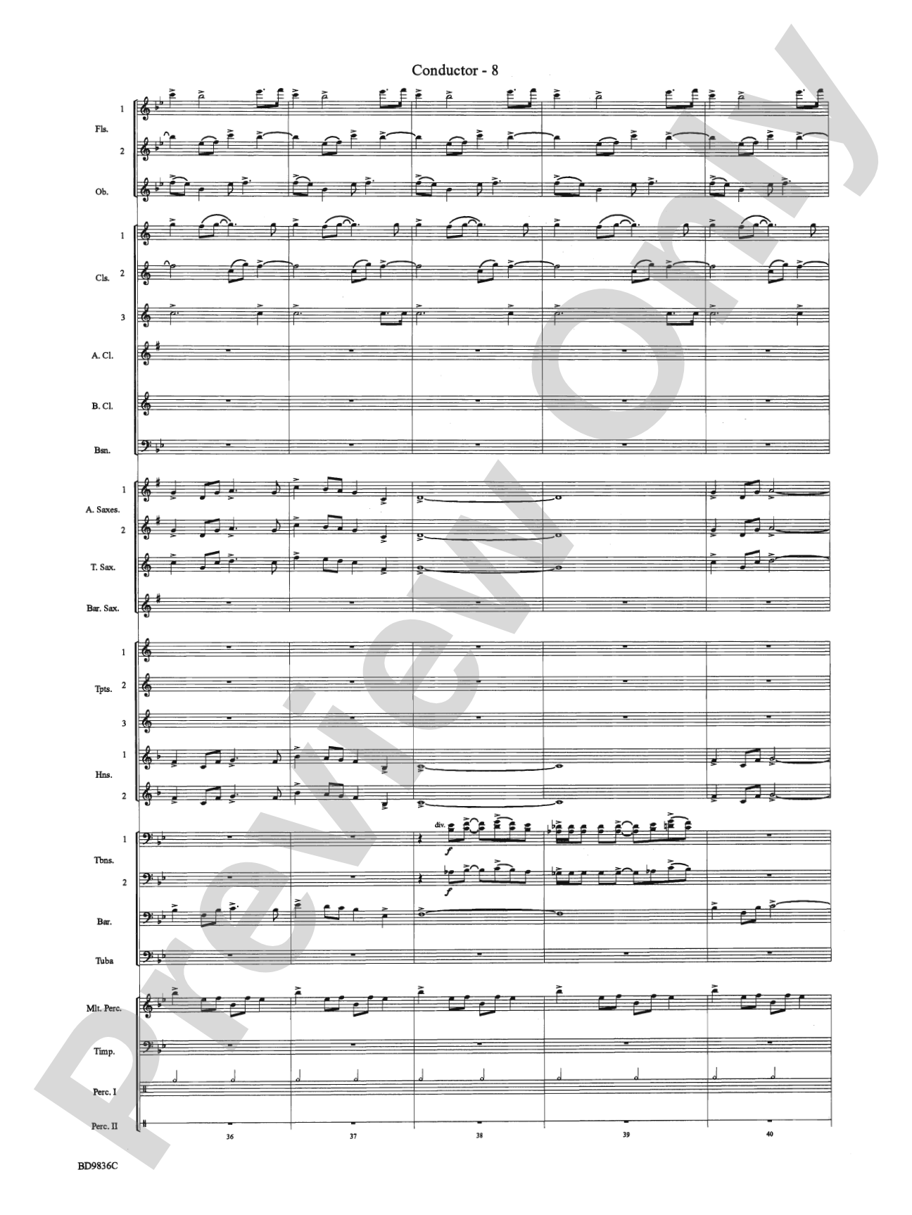 Semper Liberi (We Will Always Be Free): Concert Band Conductor Score & Parts
