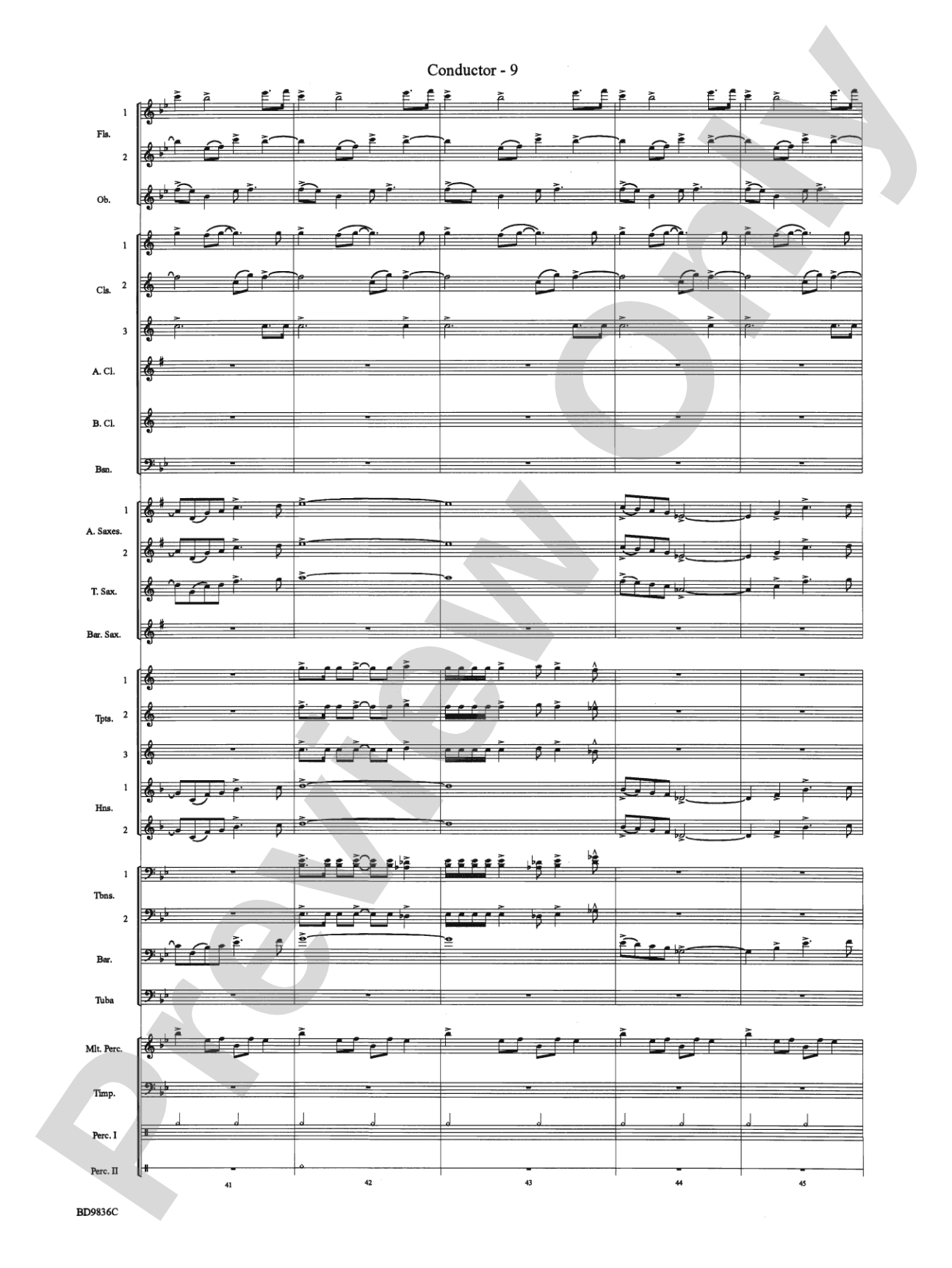 Semper Liberi (We Will Always Be Free): Concert Band Conductor Score & Parts