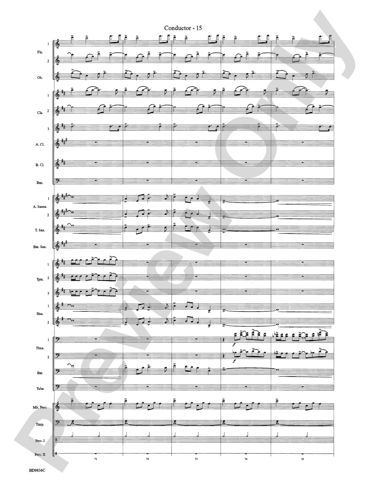 Semper Liberi (We Will Always Be Free): Concert Band Conductor Score & Parts