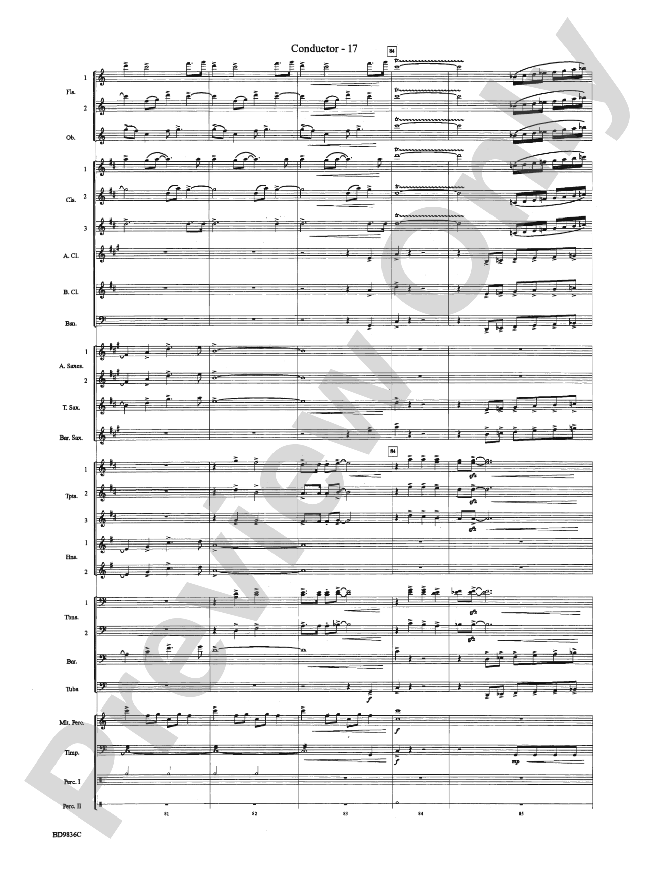 Semper Liberi (We Will Always Be Free): Concert Band Conductor Score & Parts