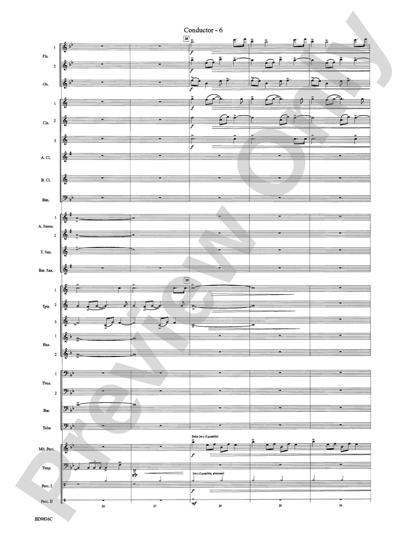 Semper Liberi (We Will Always Be Free): Concert Band Conductor Score & Parts