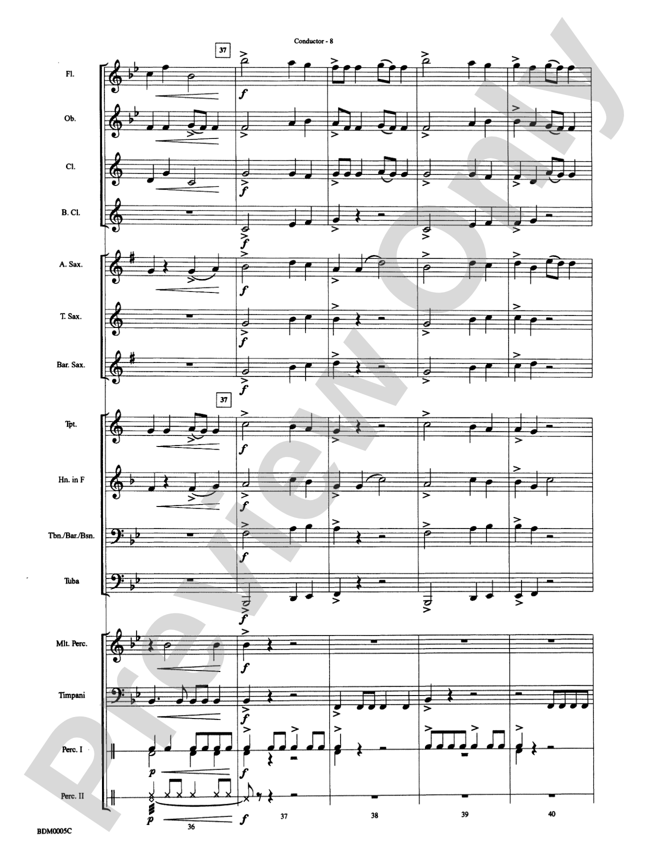 Dance Celebration: Concert Band Conductor Score & Parts
